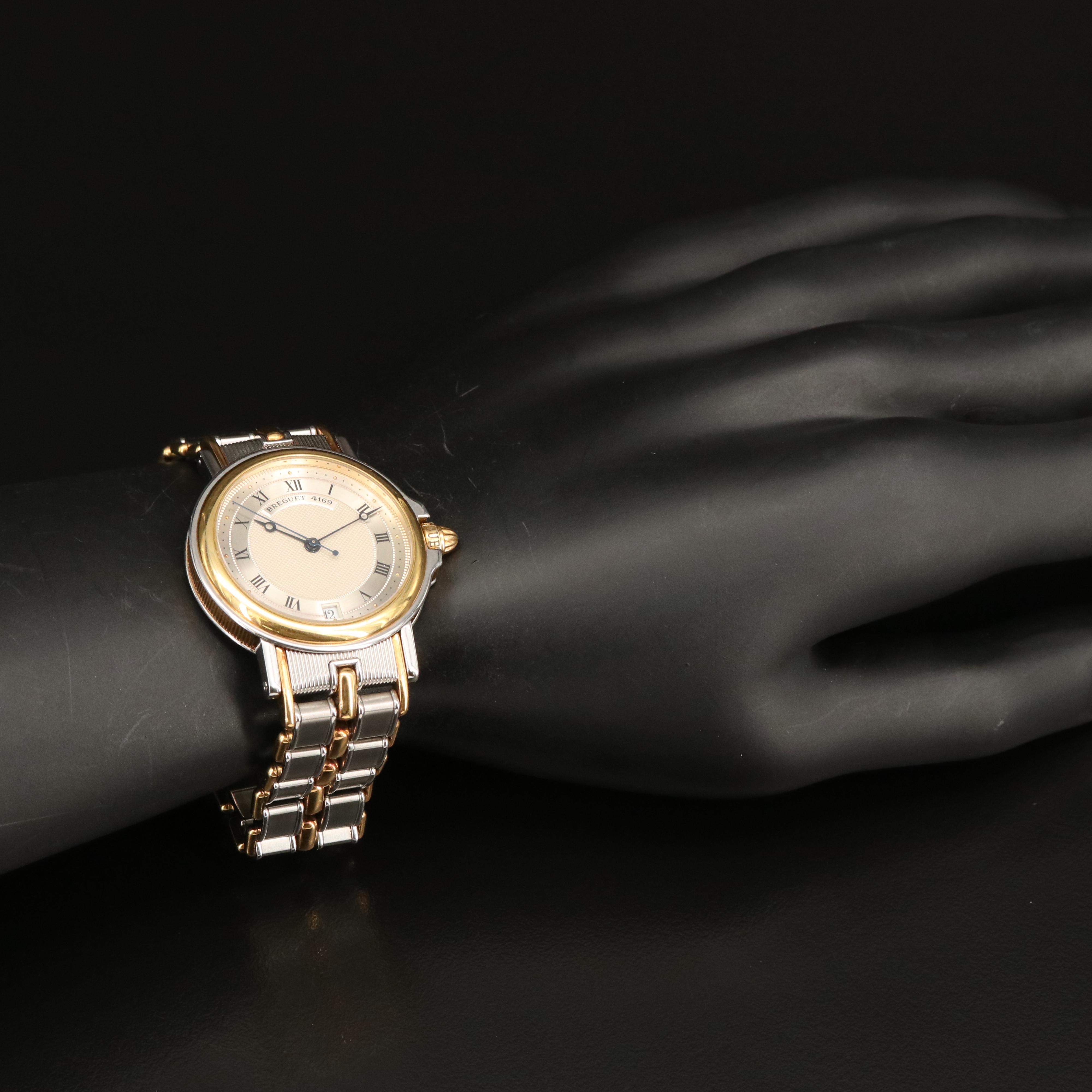 Breguet Marine MidSize 18k Gold and Steel Automatic Watch