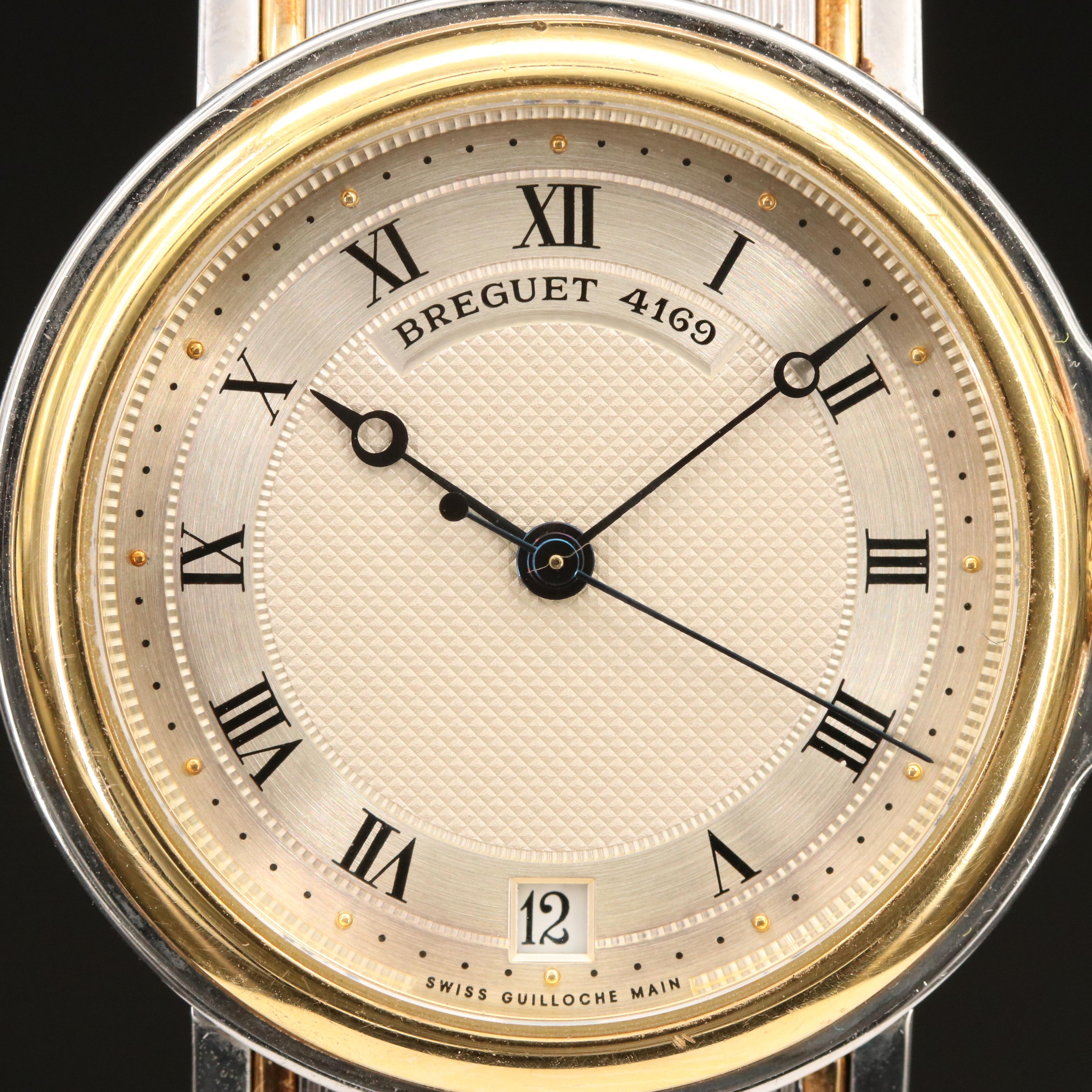 Breguet Marine MidSize 18k Gold and Steel Automatic Watch