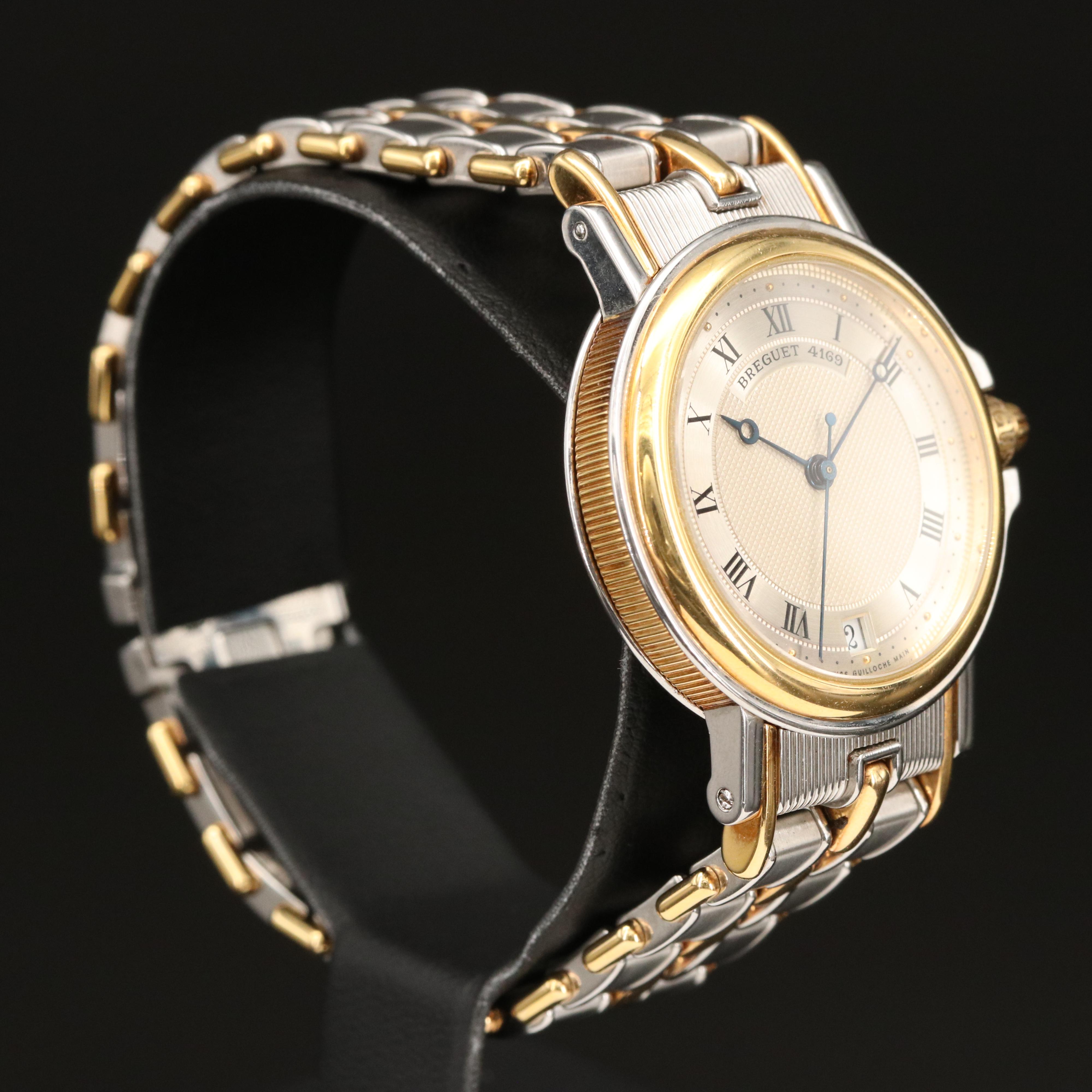 Breguet Marine MidSize 18k Gold and Steel Automatic Watch