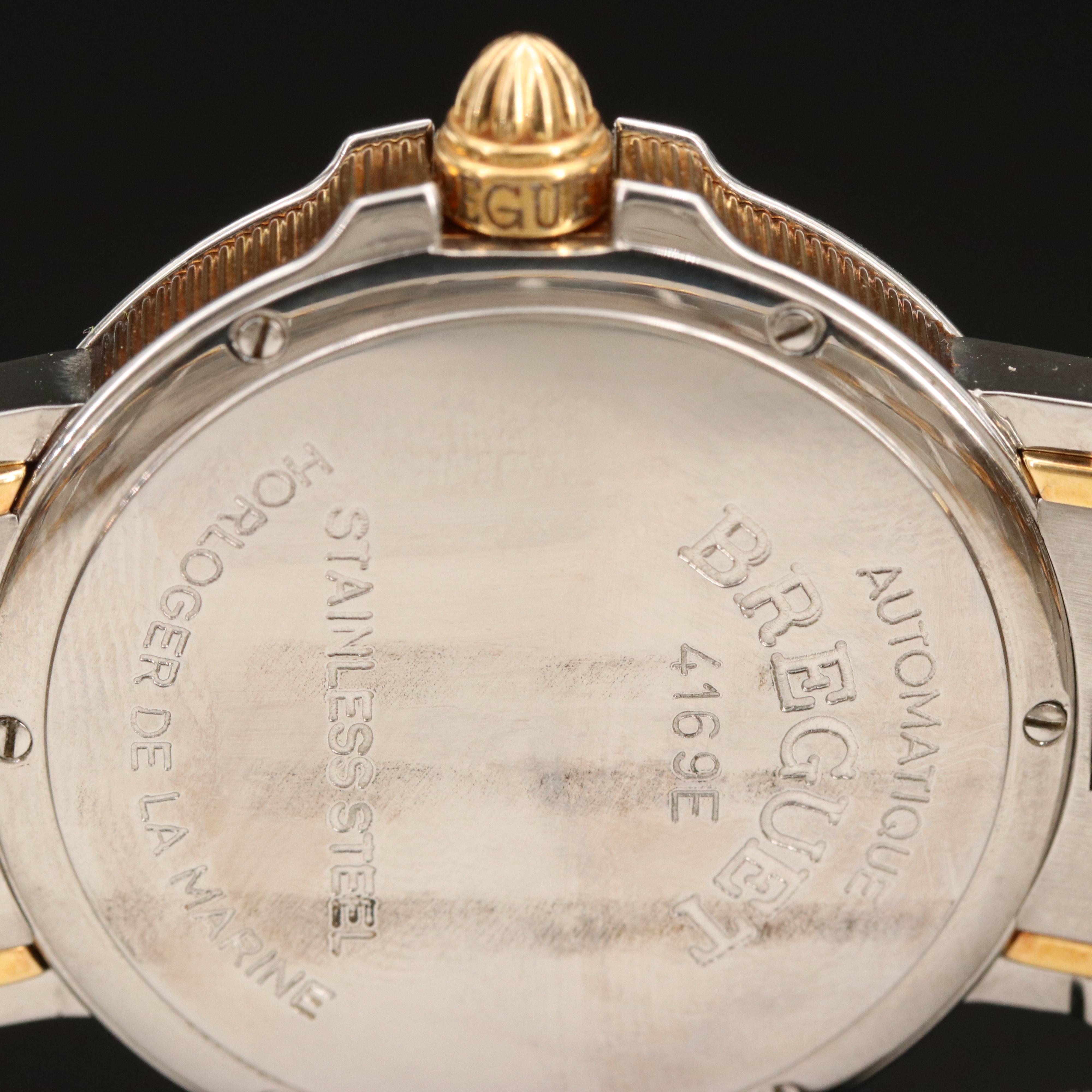 Breguet Marine MidSize 18k Gold and Steel Automatic Watch