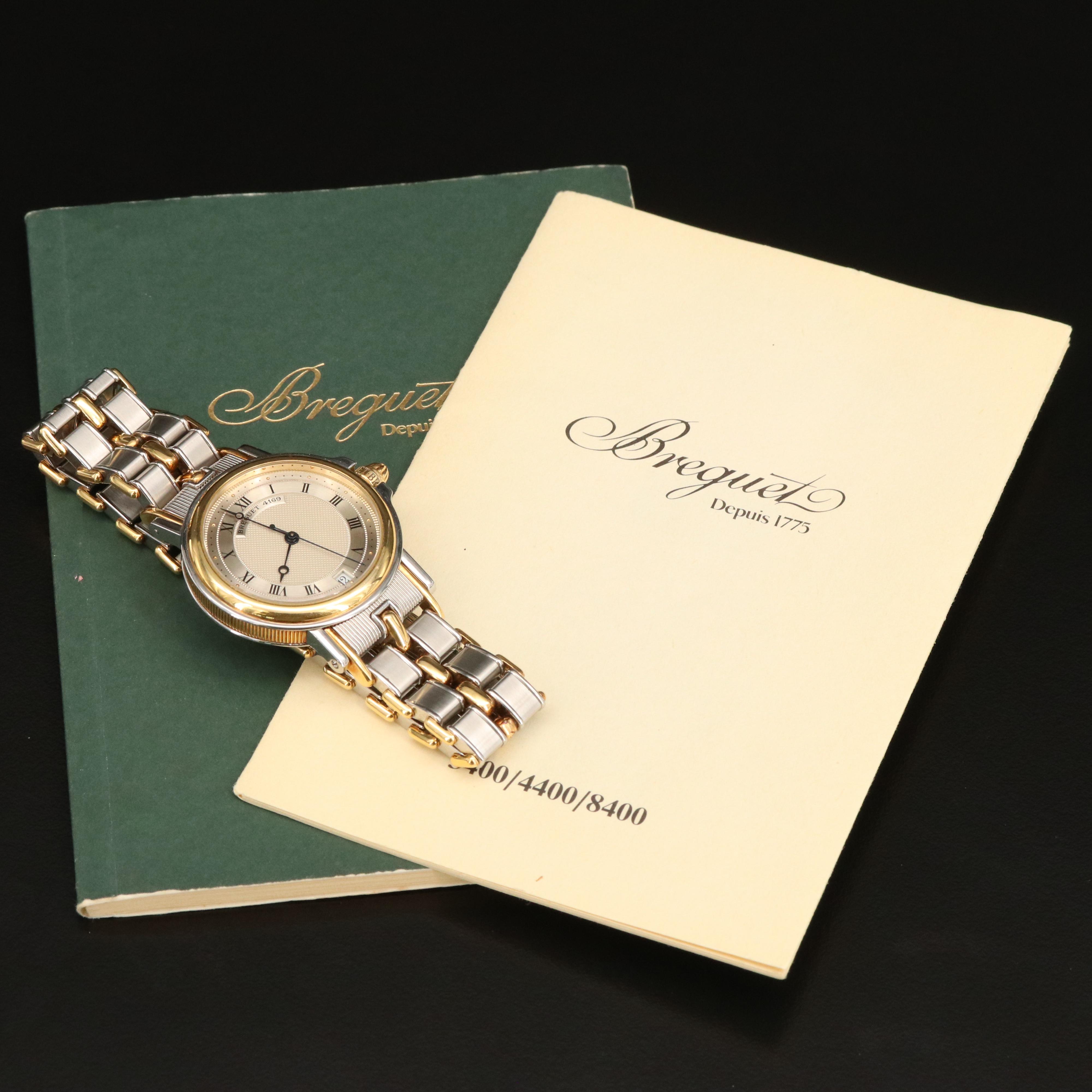 Breguet Marine MidSize 18k Gold and Steel Automatic Watch
