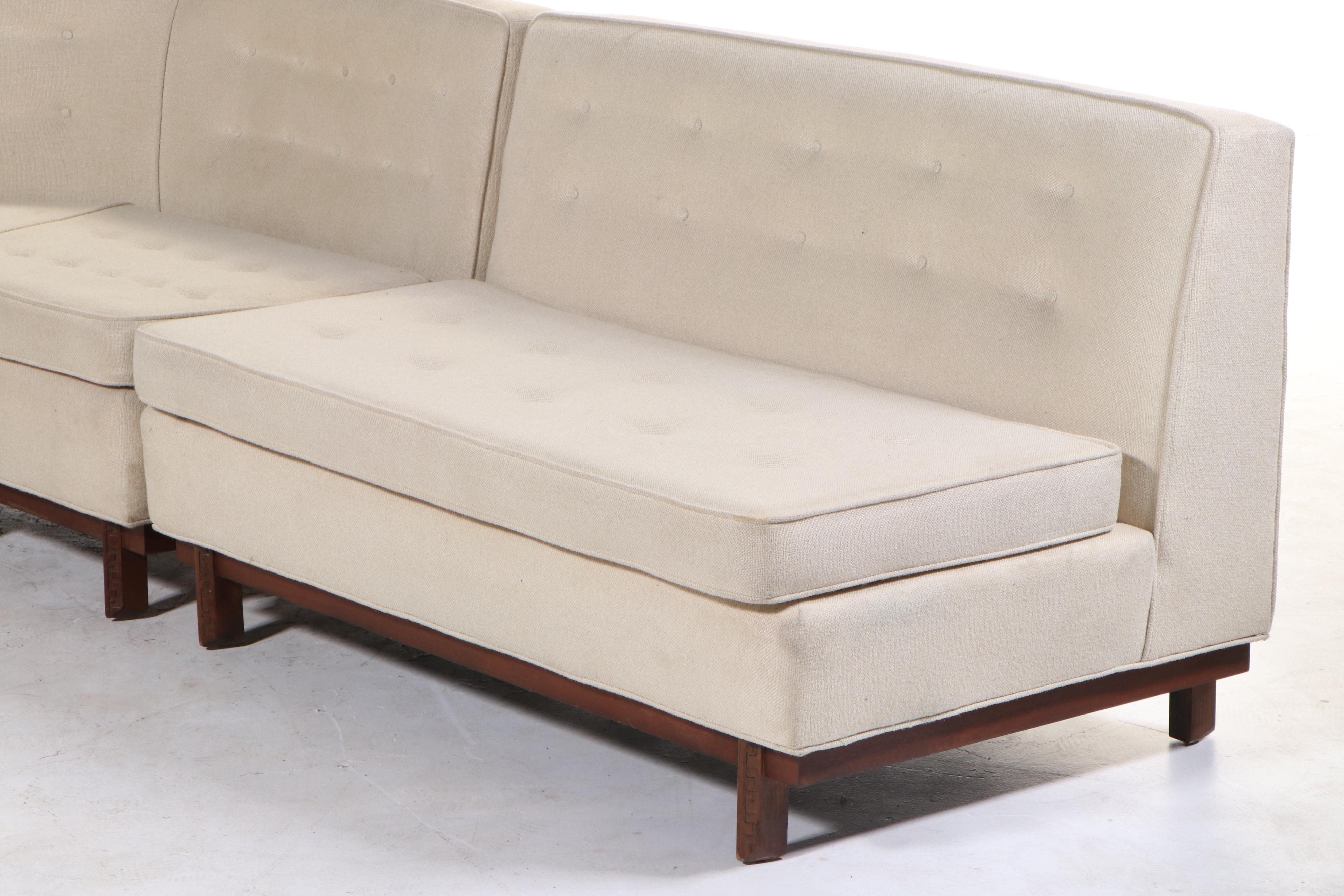 Frank Lloyd Wright for Heritage Henredon "Taliesin" Two-Piece Sectional Sofa