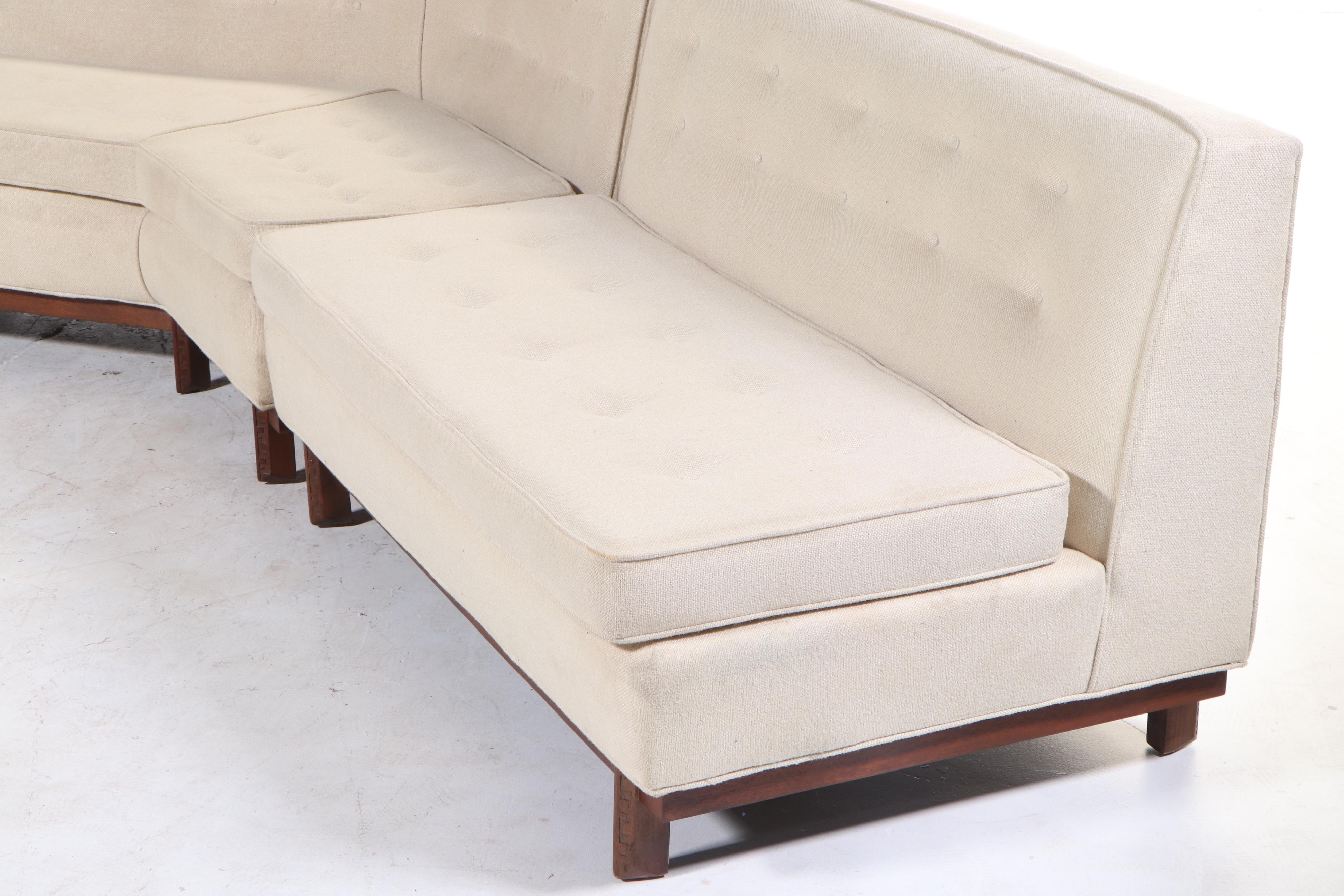 Frank Lloyd Wright for Heritage Henredon "Taliesin" Two-Piece Sectional Sofa