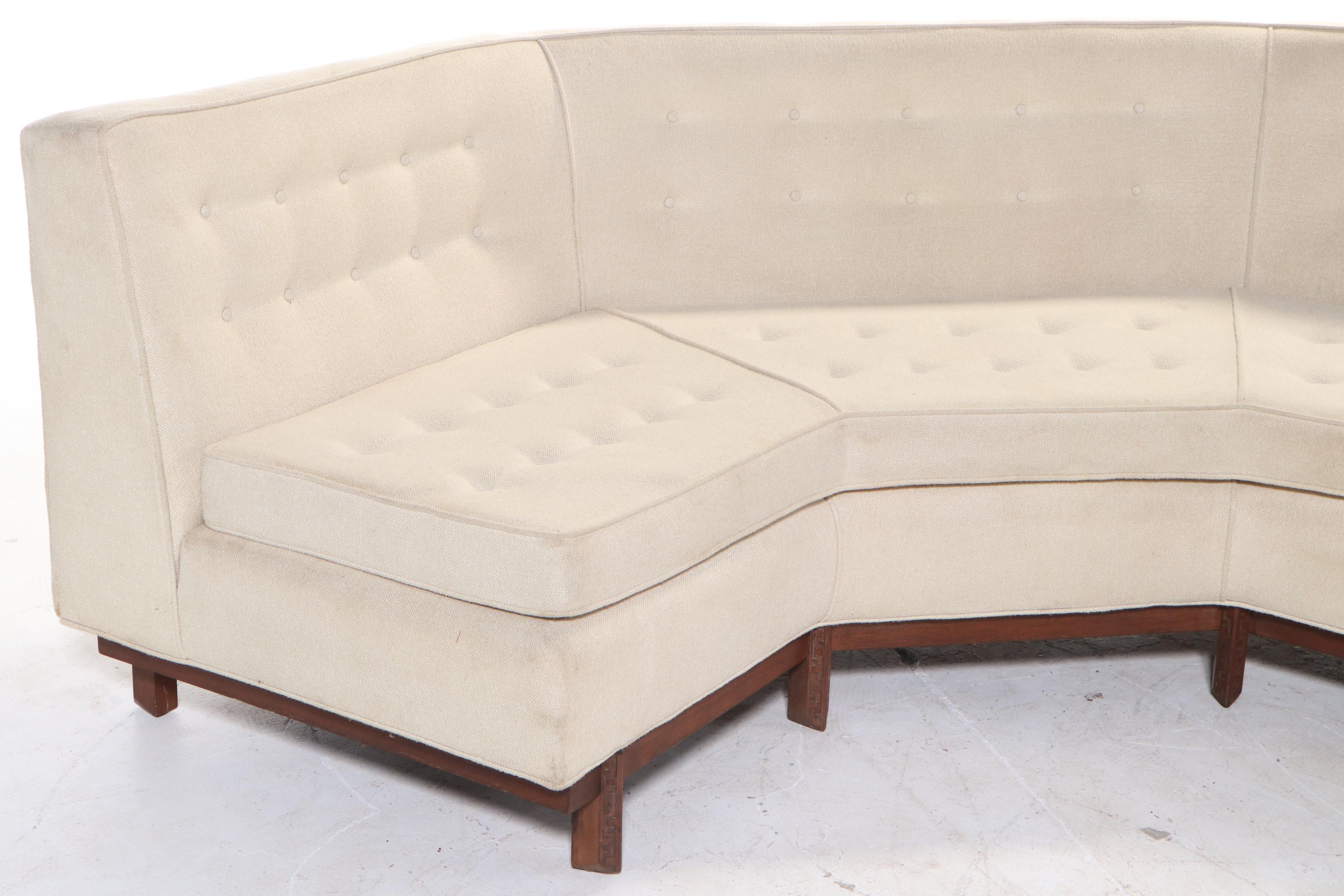 Frank Lloyd Wright for Heritage Henredon "Taliesin" Two-Piece Sectional Sofa