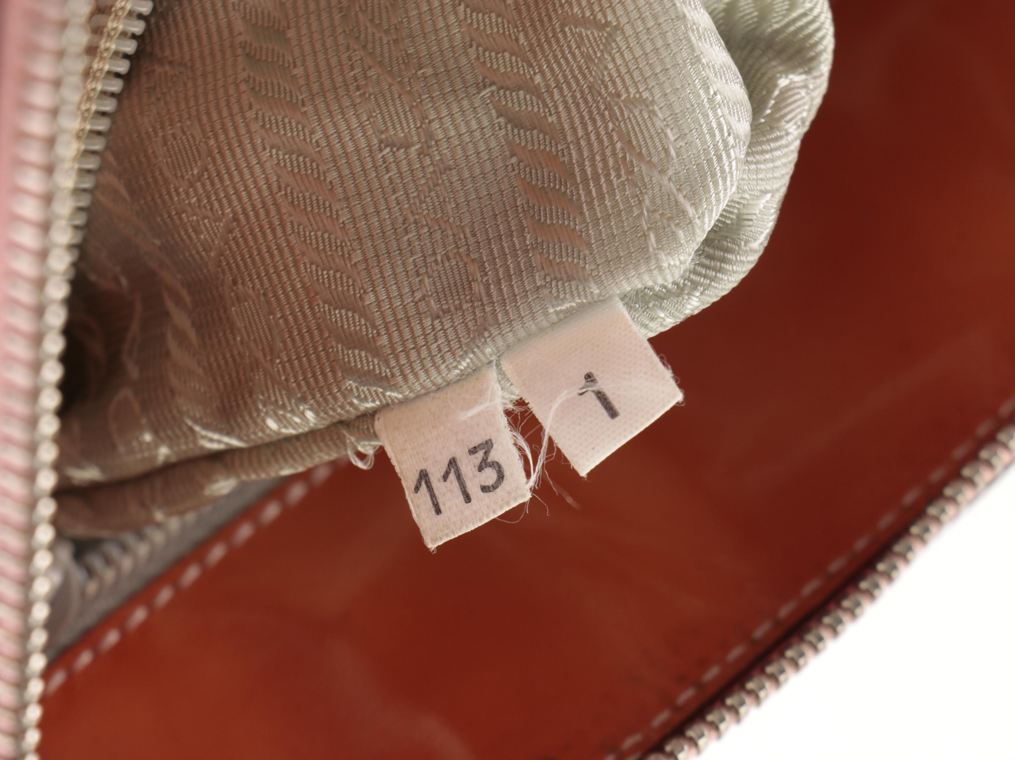 Prada East West Shoulder Bag in Patent Leather