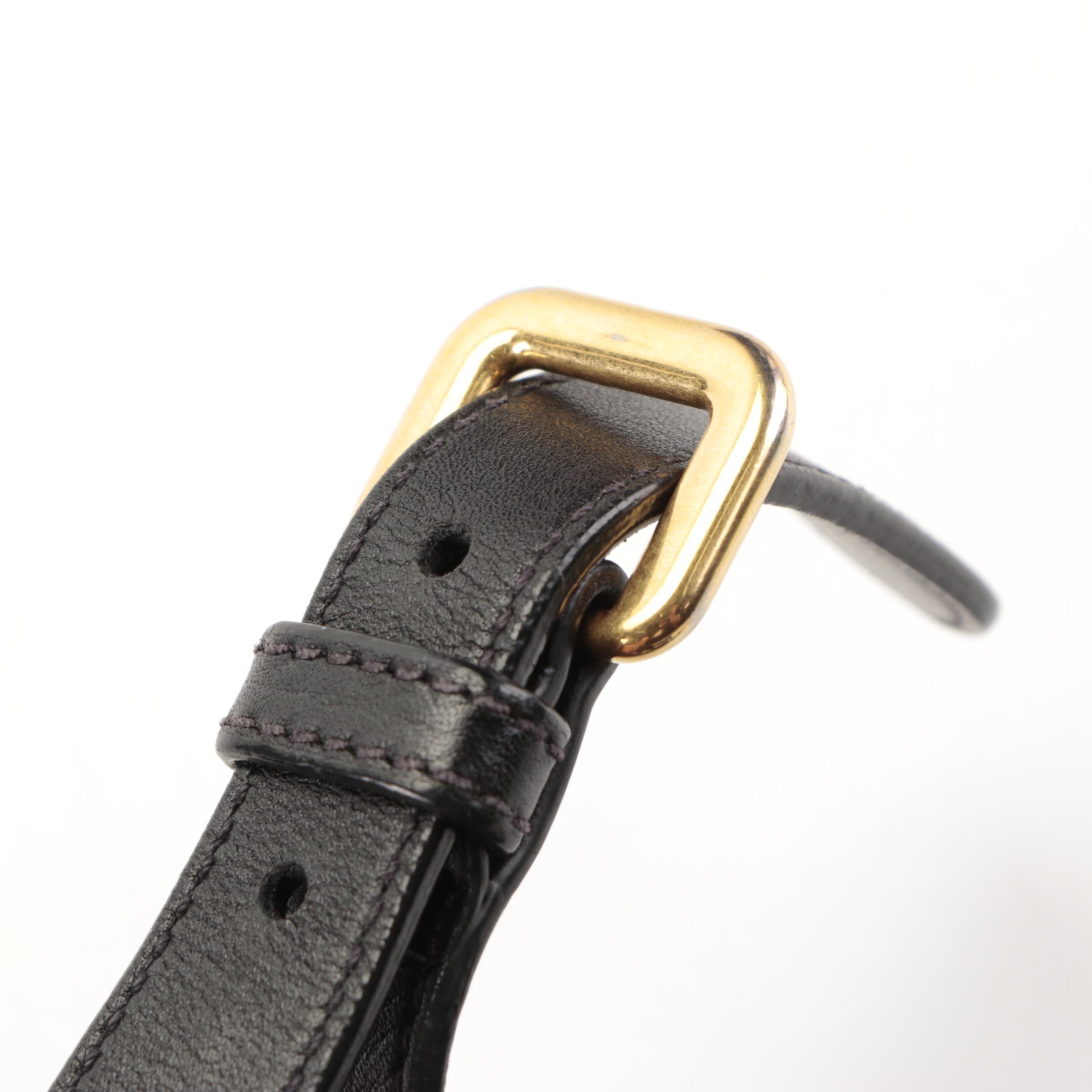 Prada Two-Way Tote Bag Tote in Black Tessuto Nylon and Leather Trim