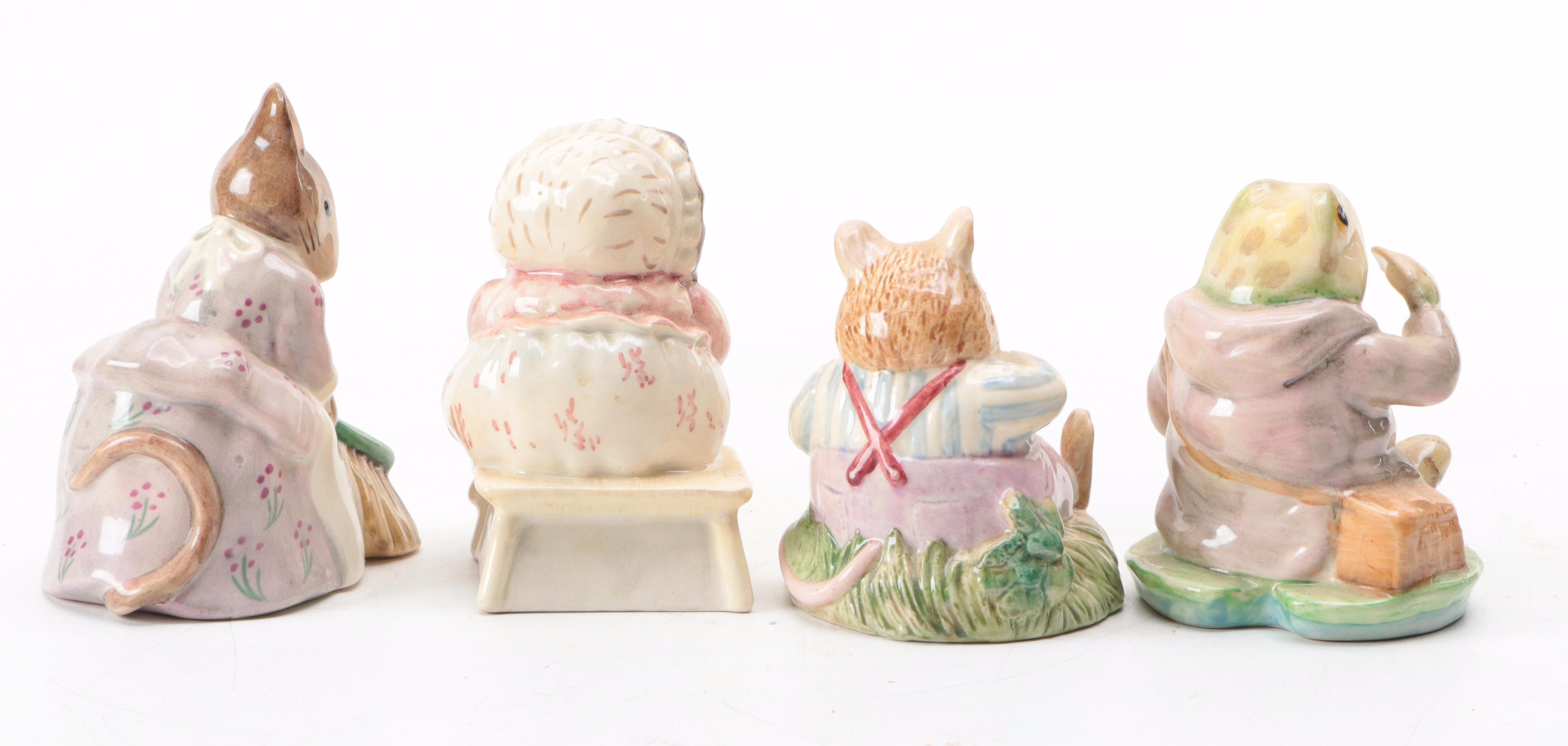 "Jemima Puddleduck" and Other Beatrix Potter Porcelain Figurines