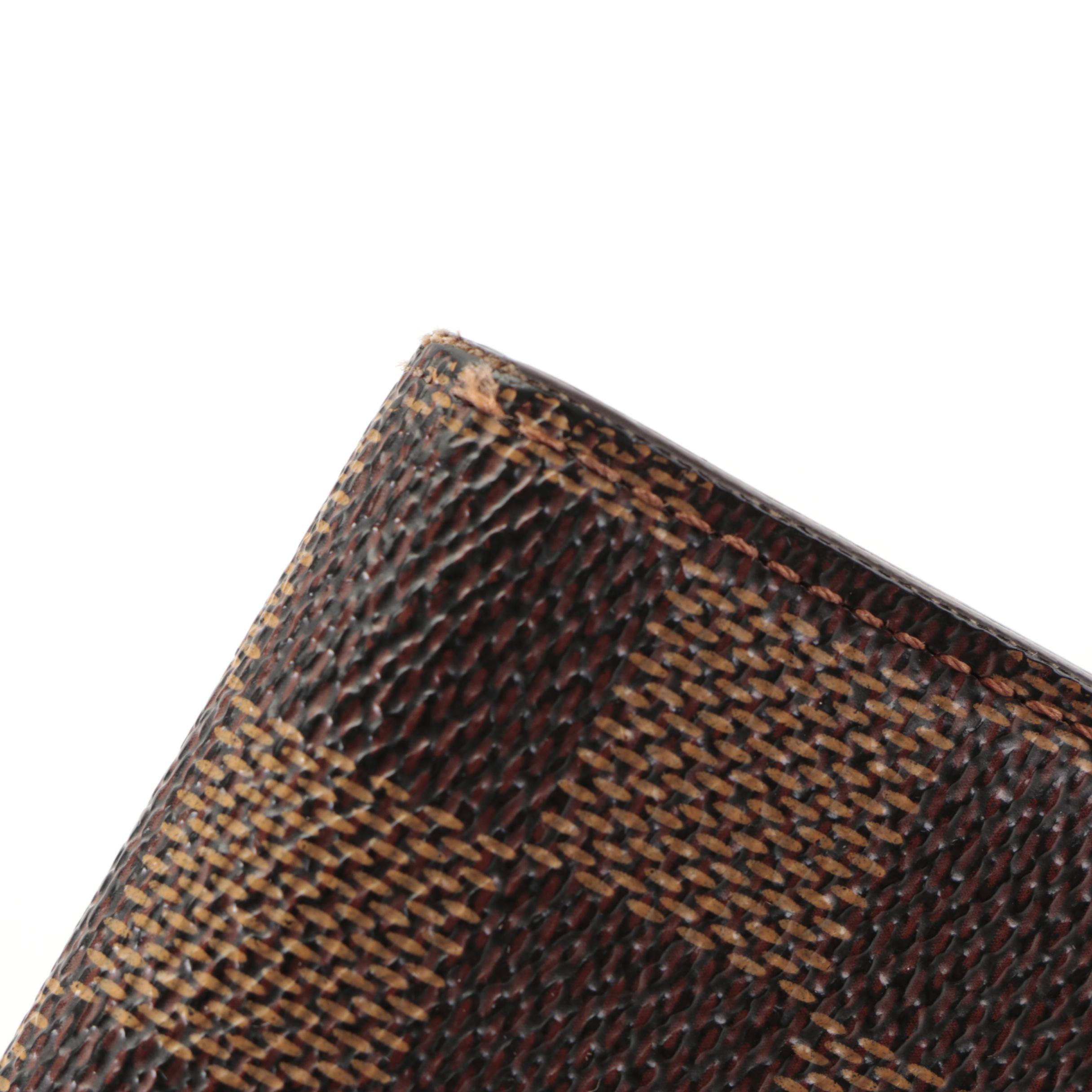 Louis Vuitton Sarah Wallet in Damier Ebene Canvas
