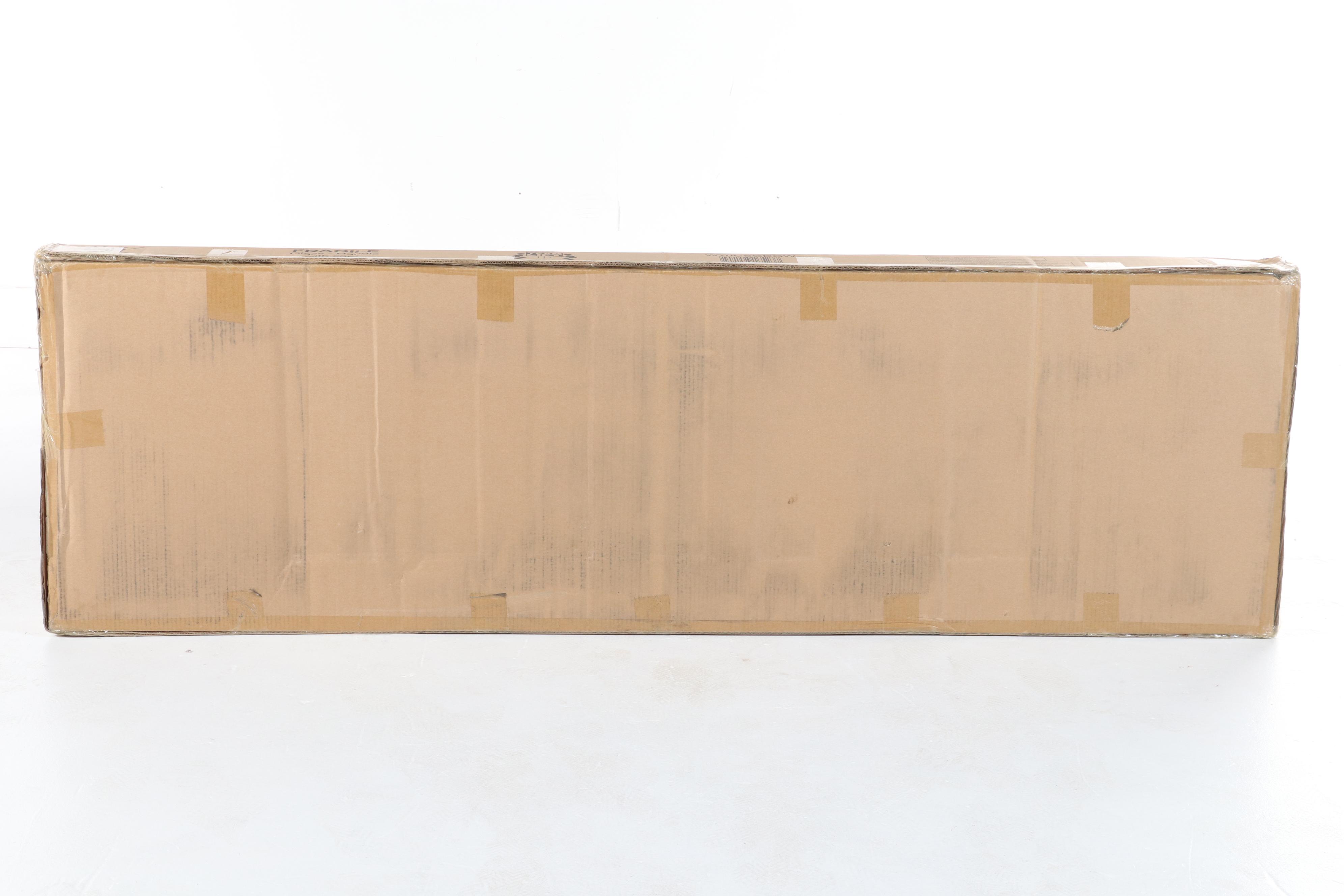 Walker Edison 70" Two-Door Farmhouse TV Stand in Grey Wash