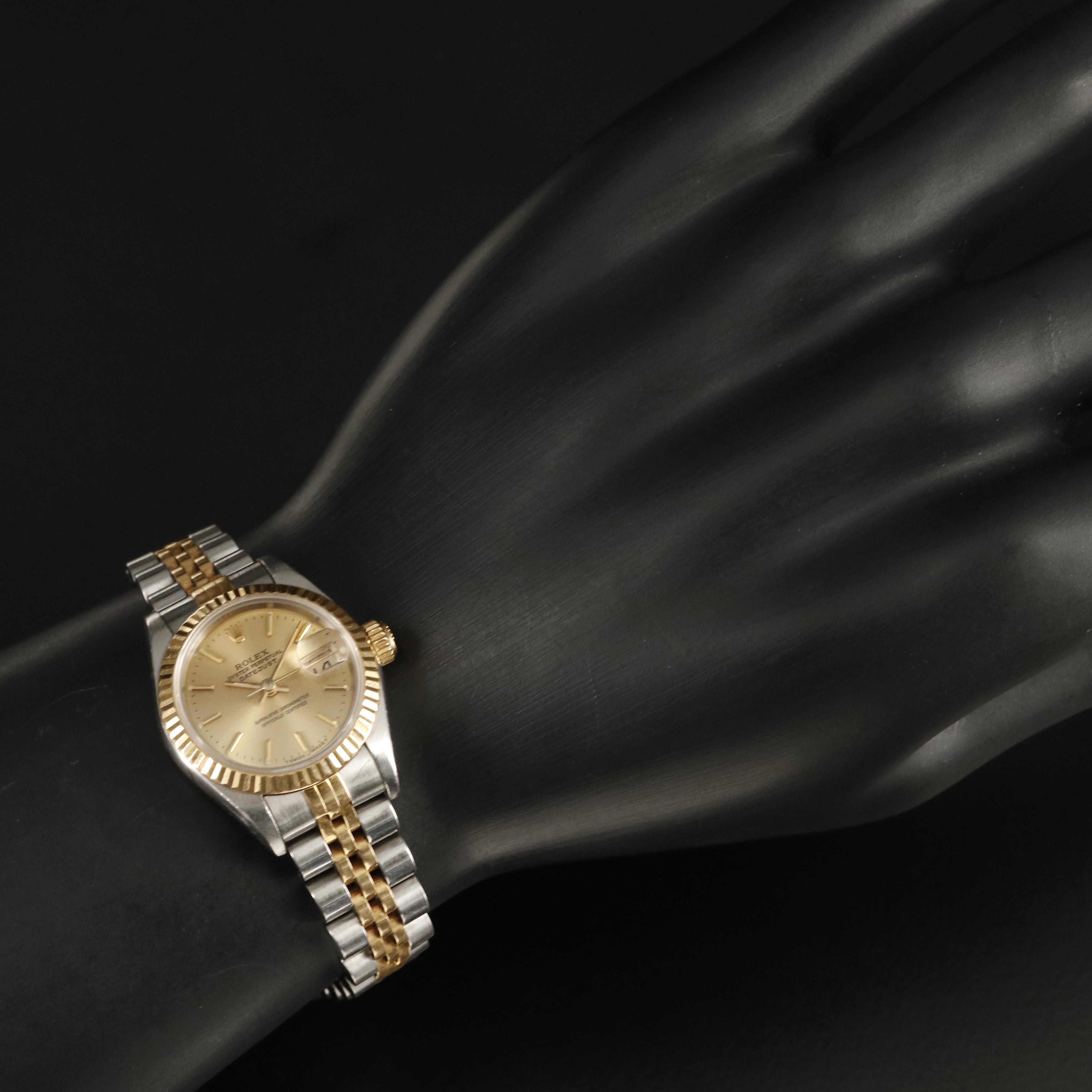 Rolex Datejust 18K and Stainless Steel Automatic Watch