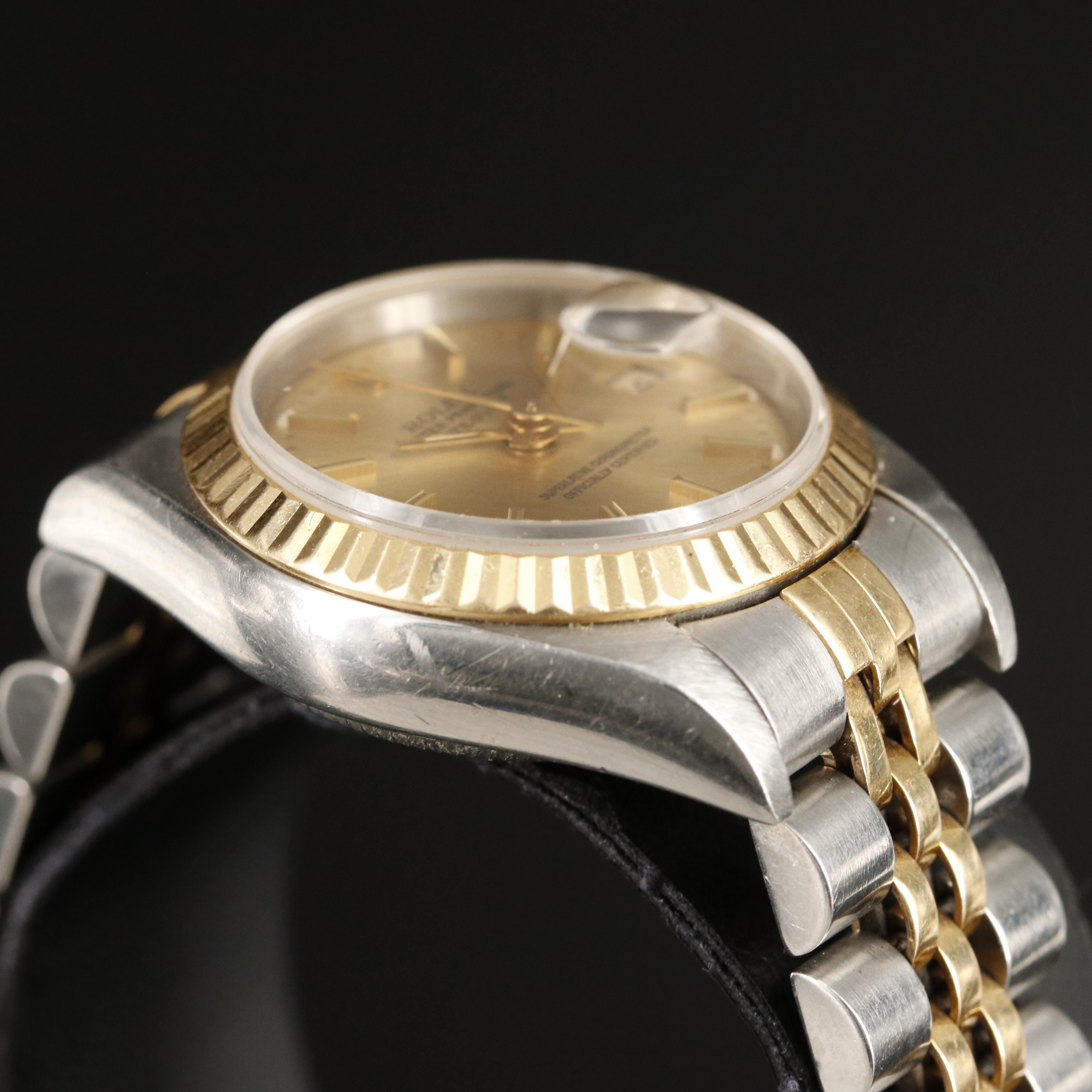 Rolex Datejust 18K and Stainless Steel Automatic Watch