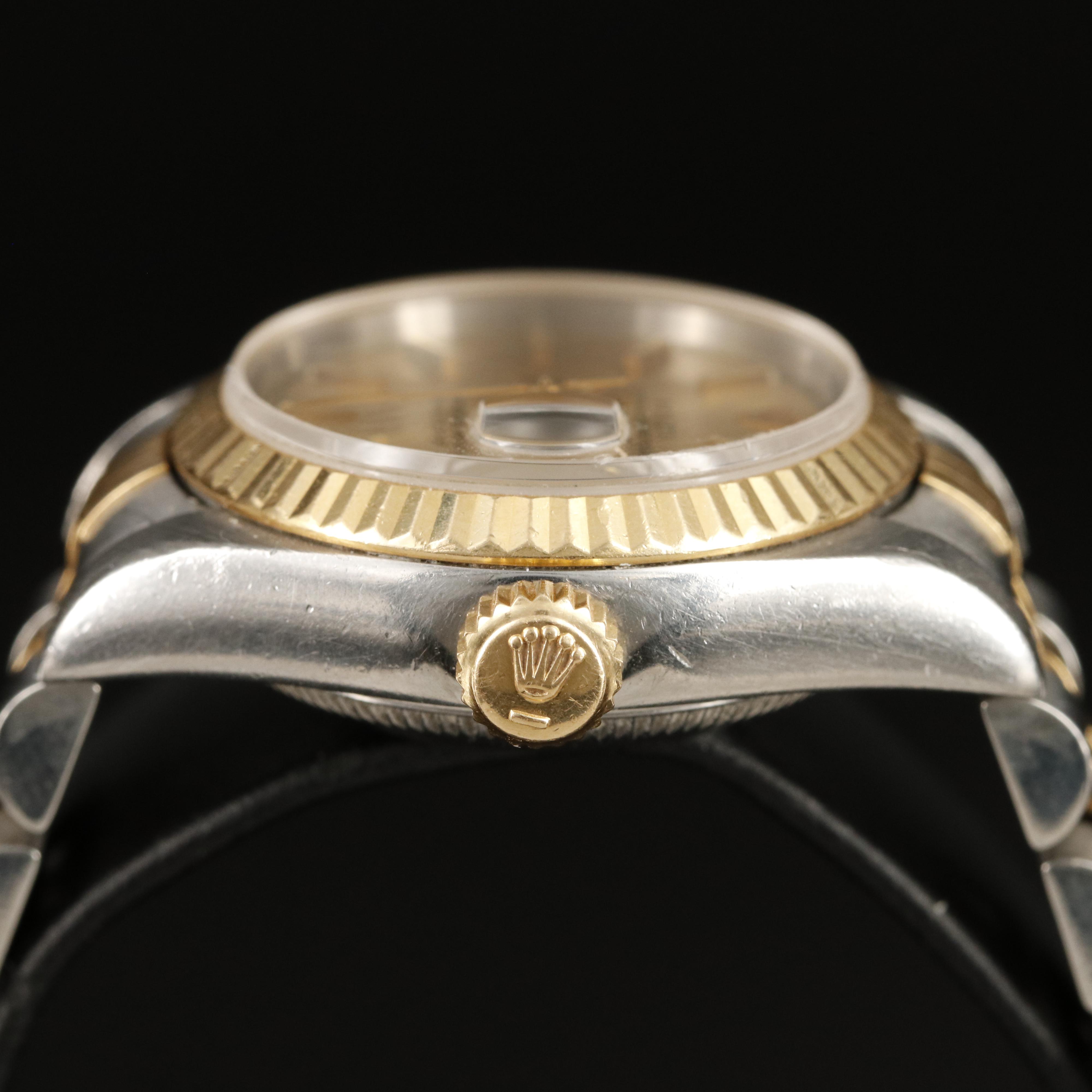 Rolex Datejust 18K and Stainless Steel Automatic Watch