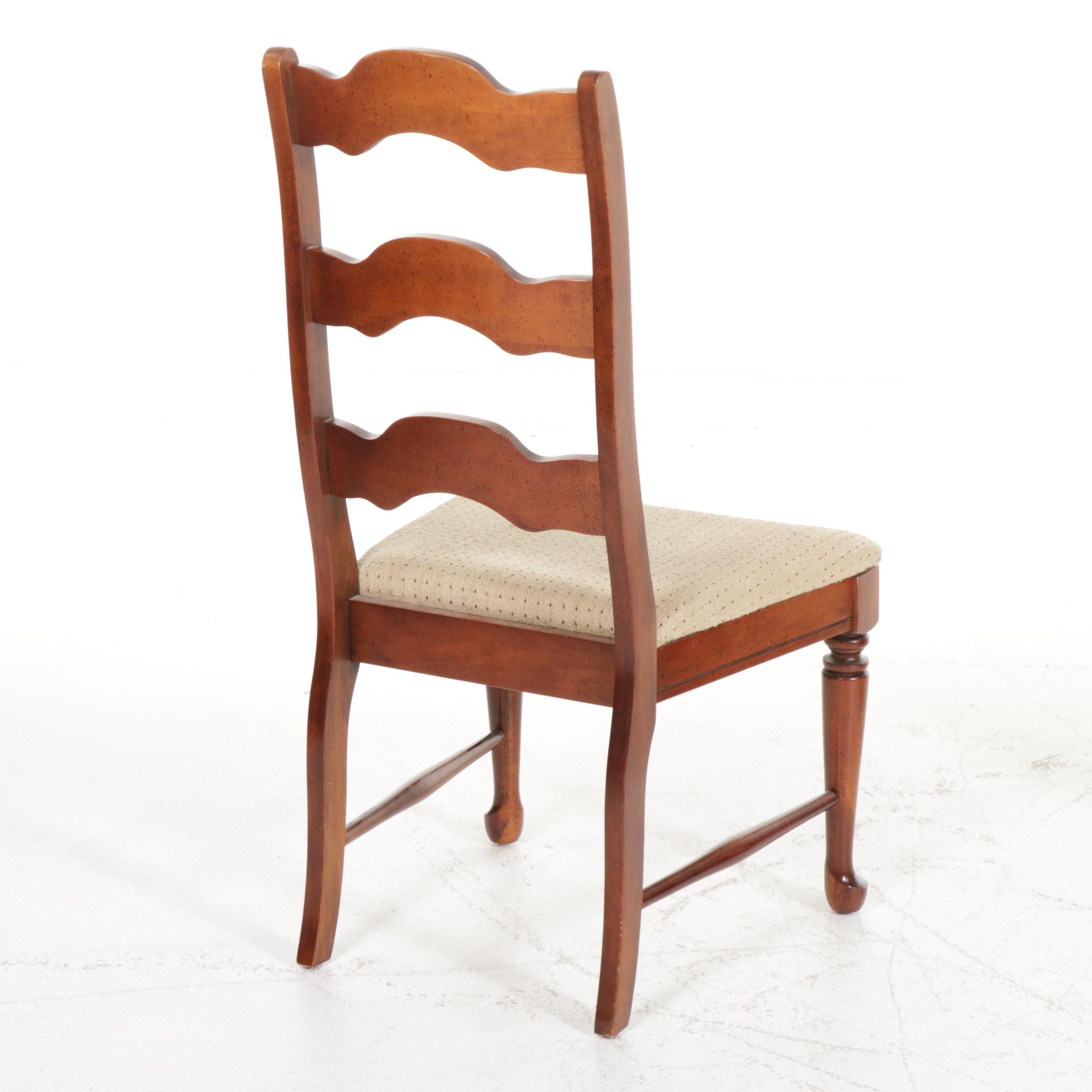 Chippendale Style Cherry Roll-Top Desk with Broyhill Chair