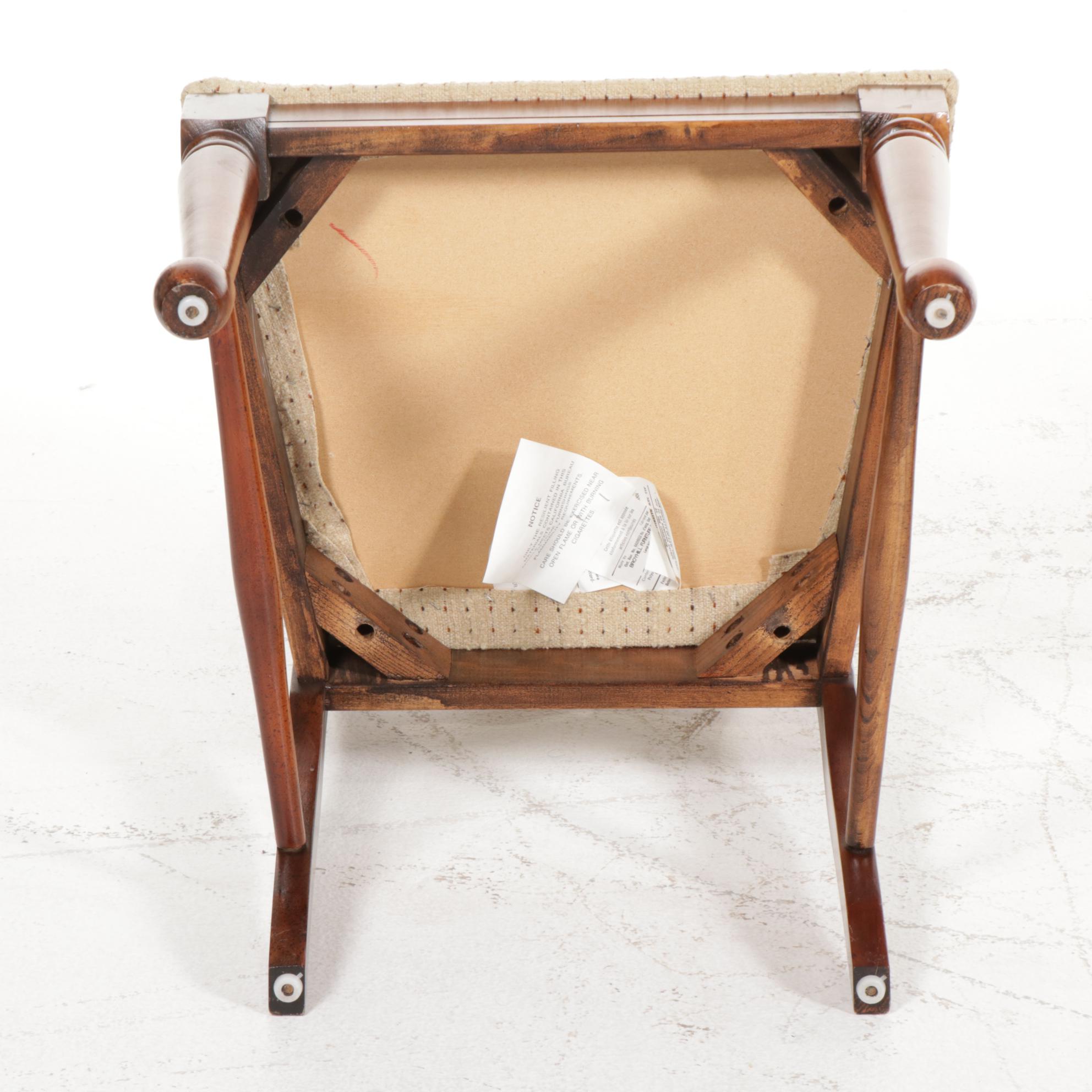 Chippendale Style Cherry Roll-Top Desk with Broyhill Chair