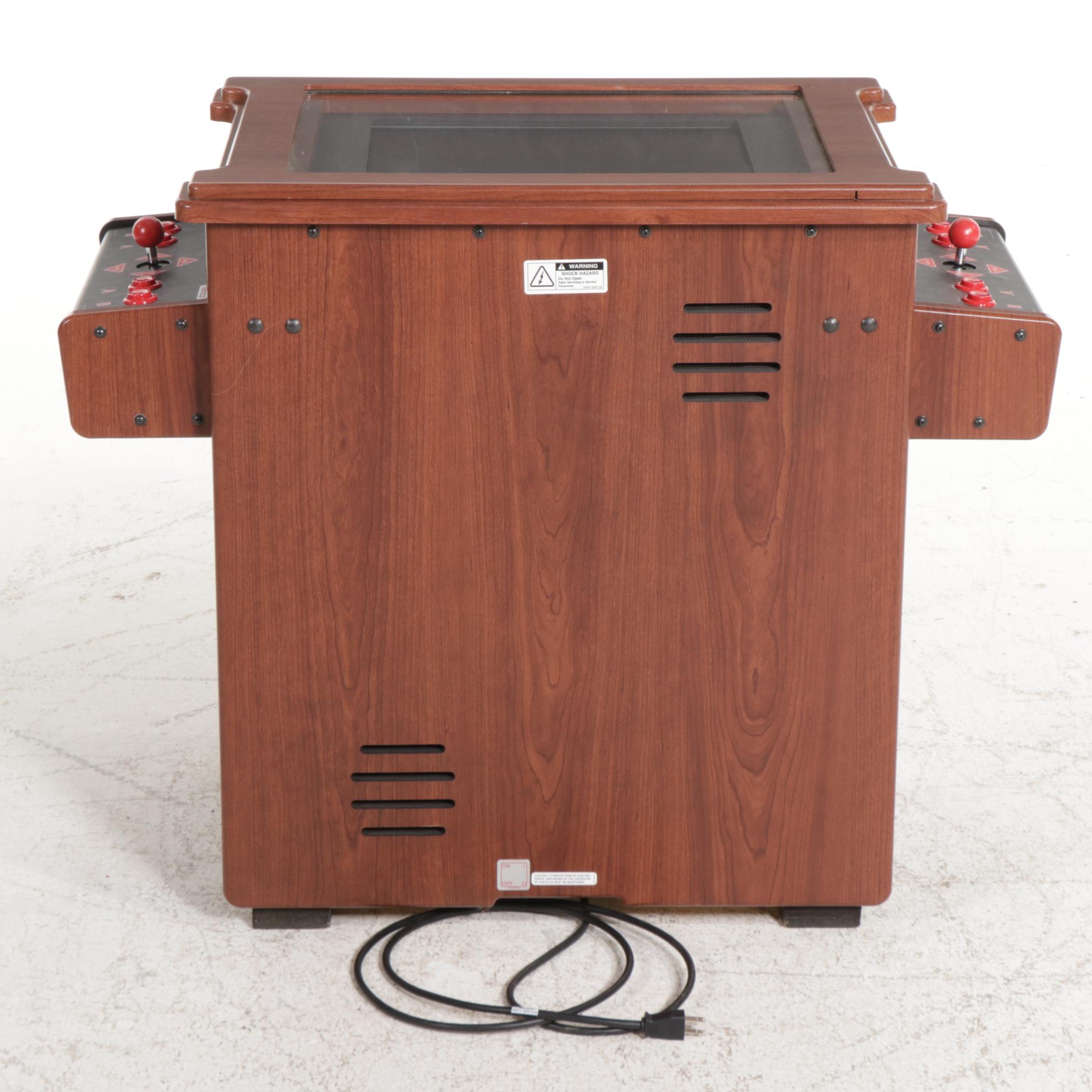 Namco "Pac-Man's Arcade Party" Cocktail Table Arcade Game with Chrome Stools