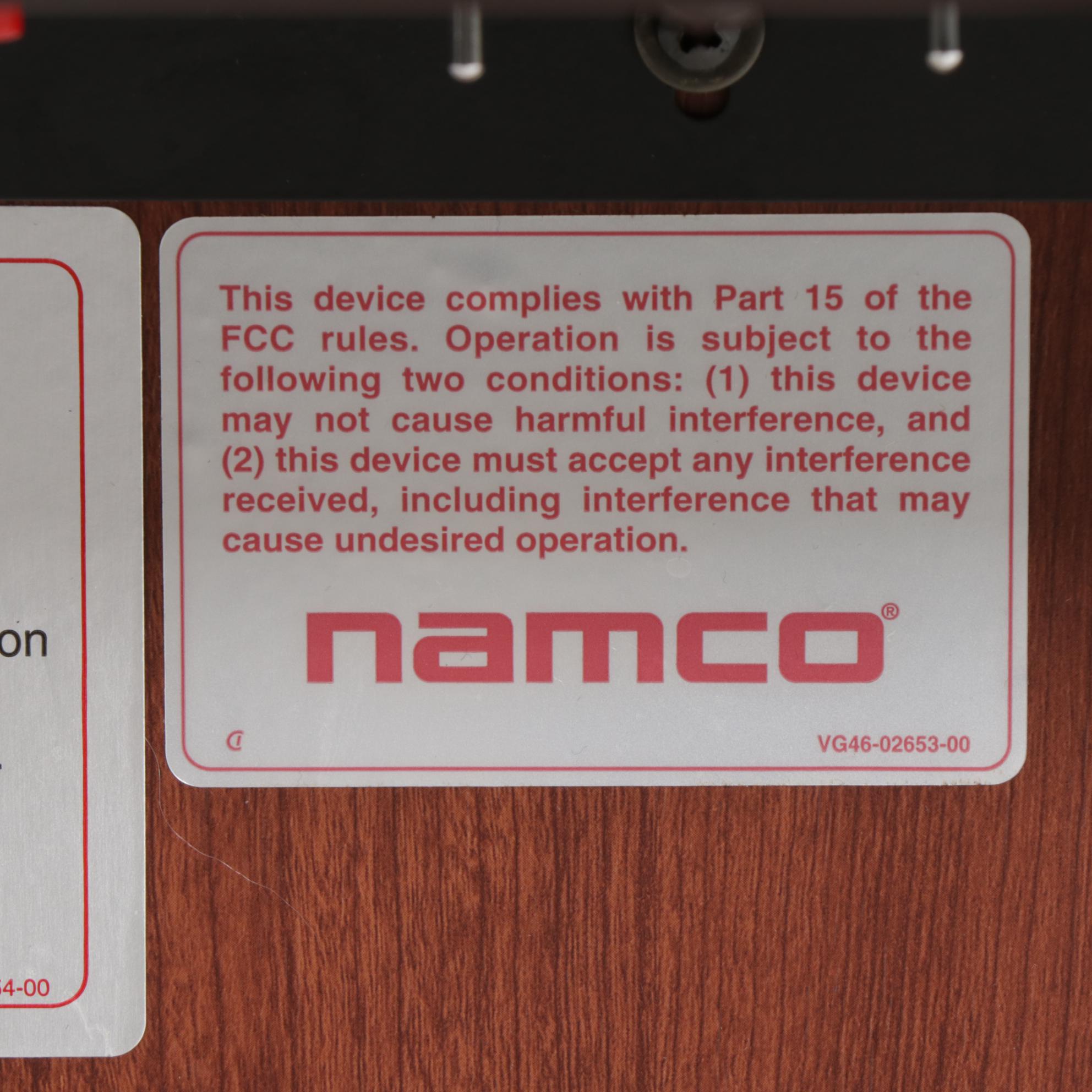 Namco "Pac-Man's Arcade Party" Cocktail Table Arcade Game with Chrome Stools