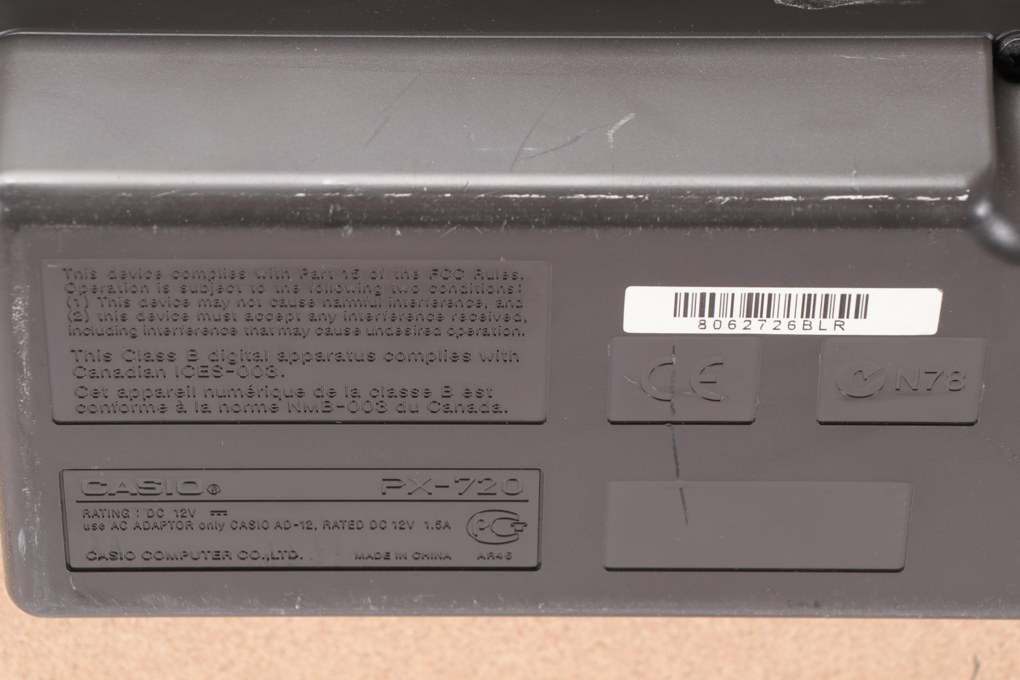 Casio PX-720 Electronic Keyboard