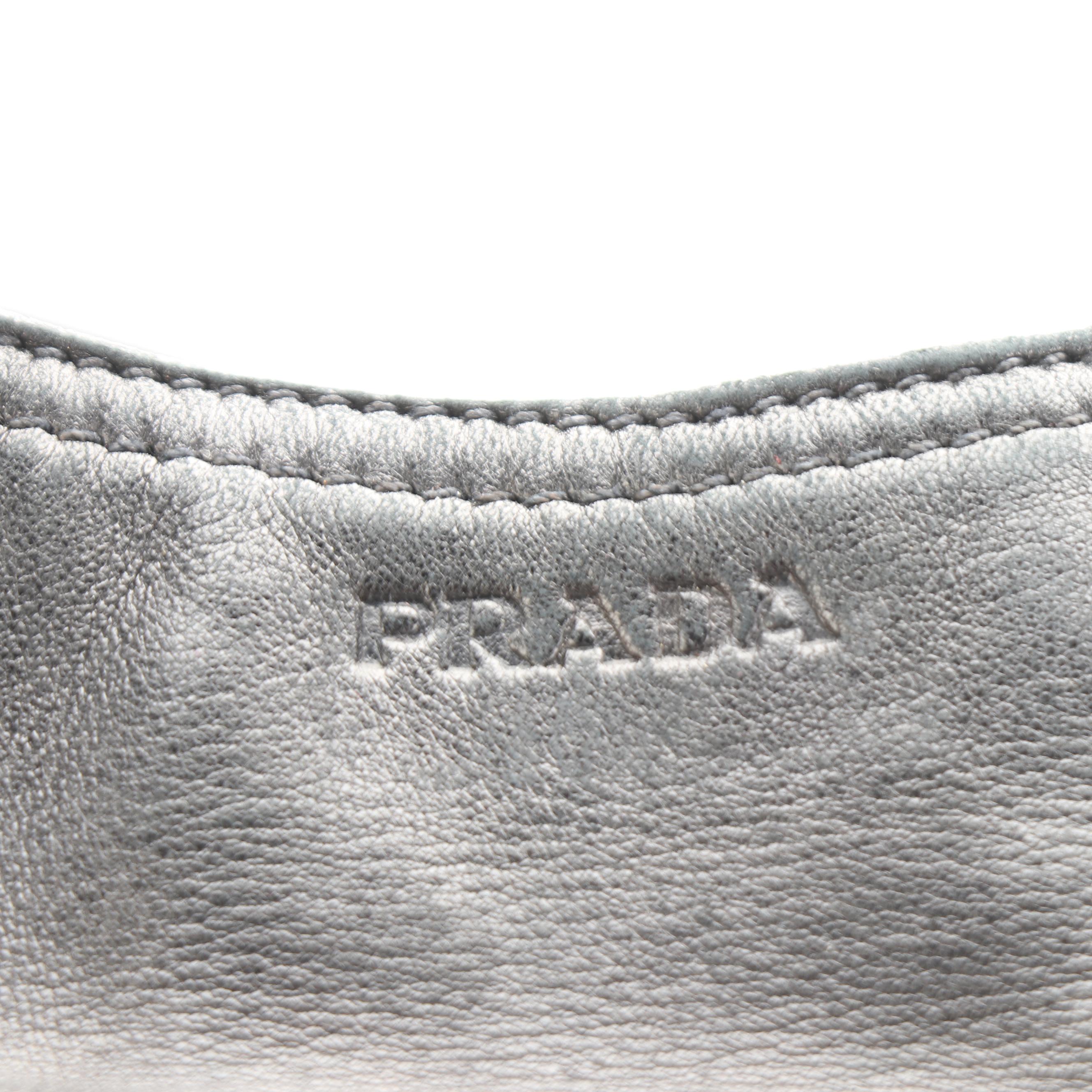 Prada Shoulder Bag in Black Leather