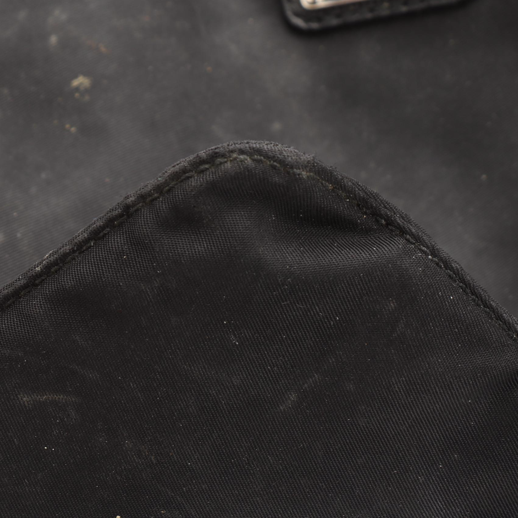 Prada Crossbody Bag in Black Tessuto Nylon and Saffiano Leather