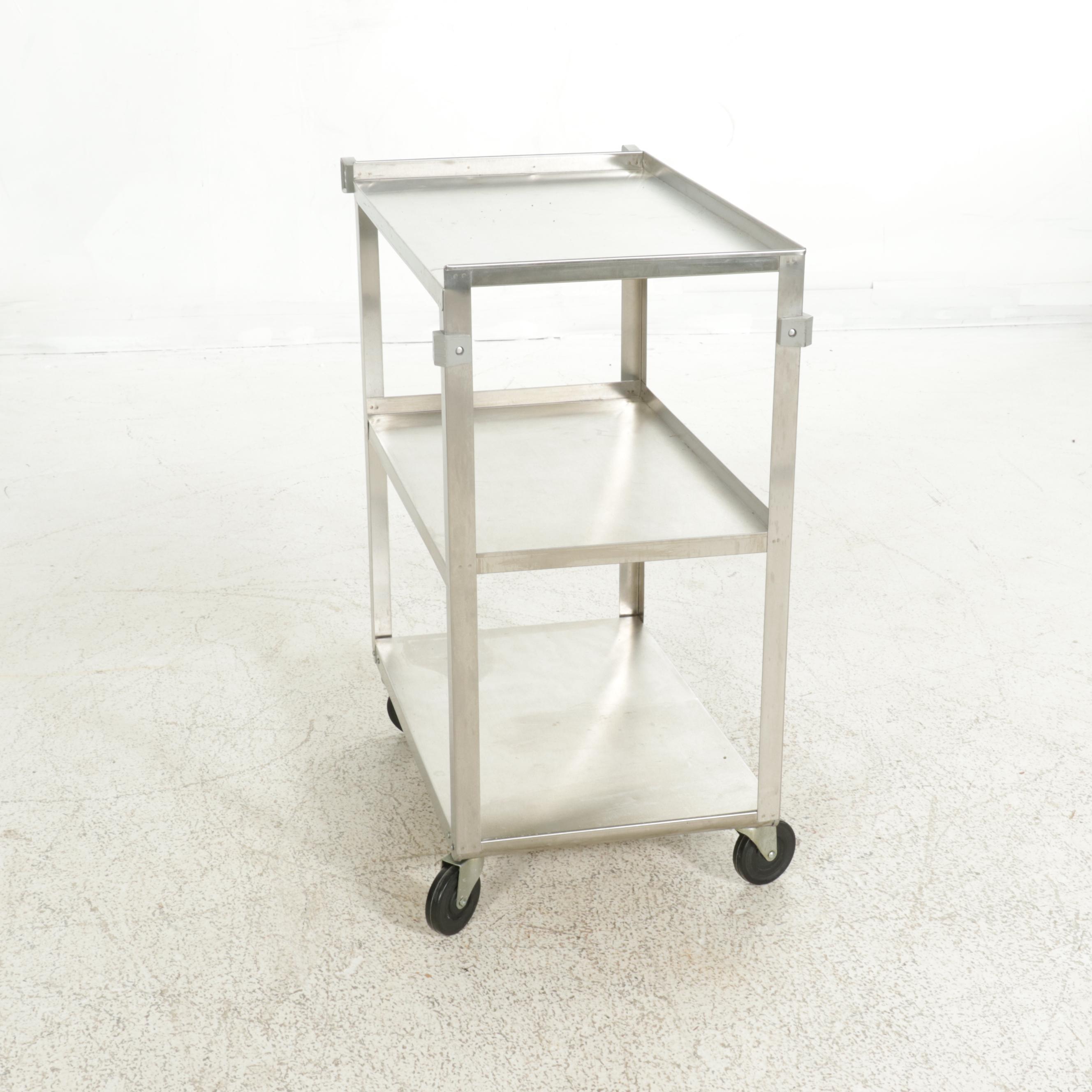 Lakeside Model 311 Three-Shelf Stainless Steel Utility Cart, 21st Century