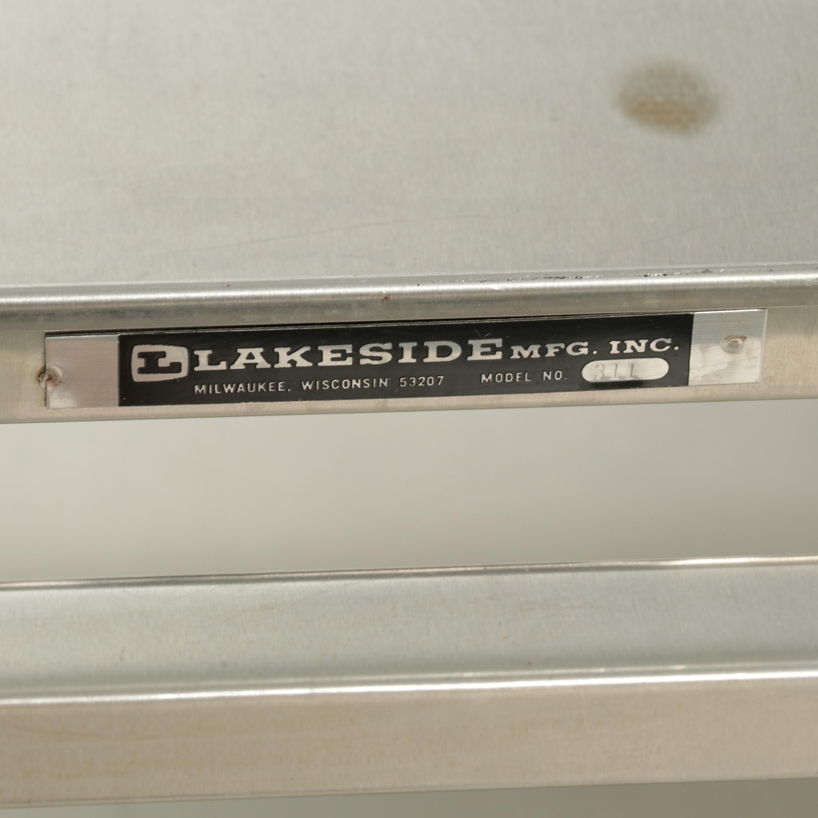 Lakeside Model 311 Three-Shelf Stainless Steel Utility Cart, 21st Century