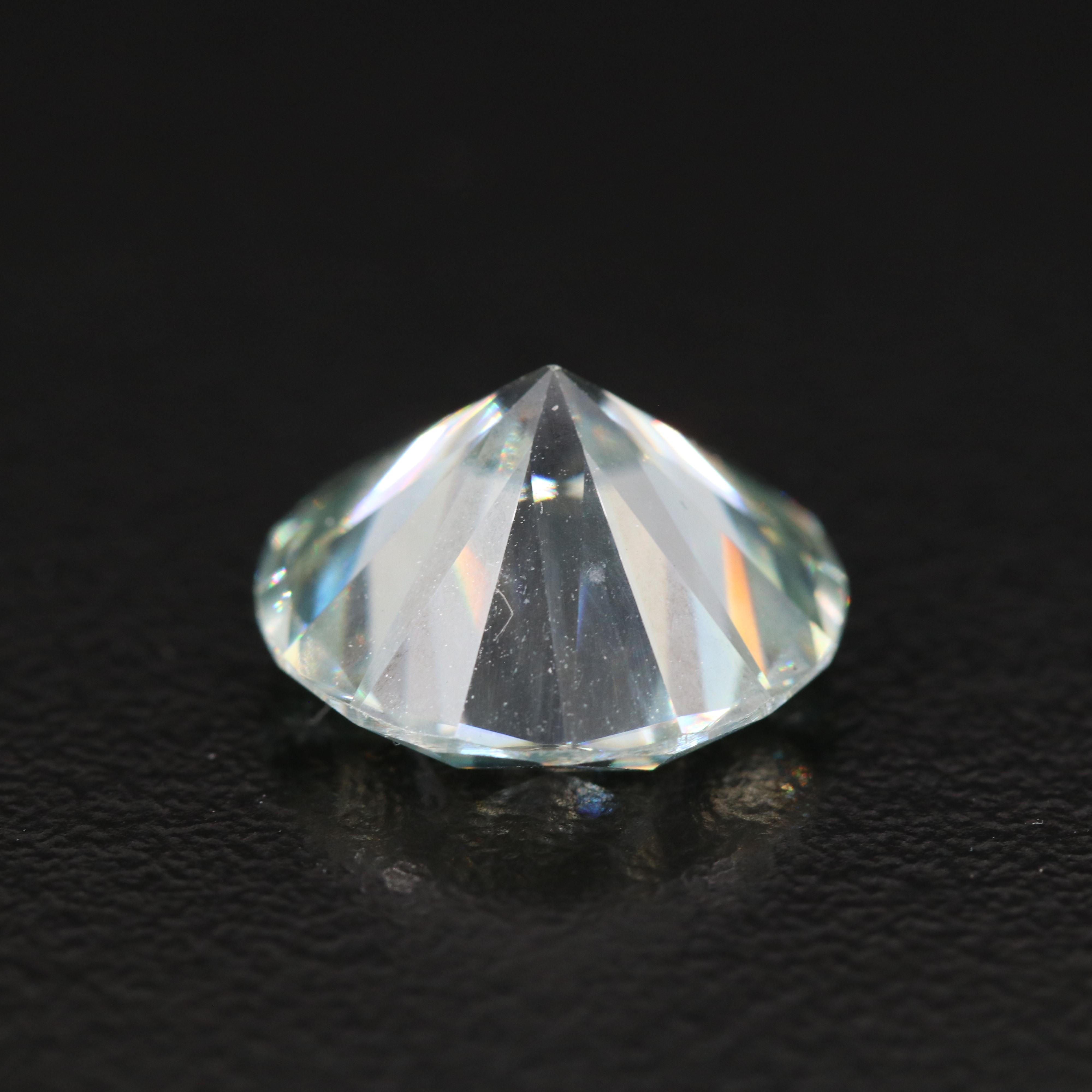 Loose Round Faceted Moissanite
