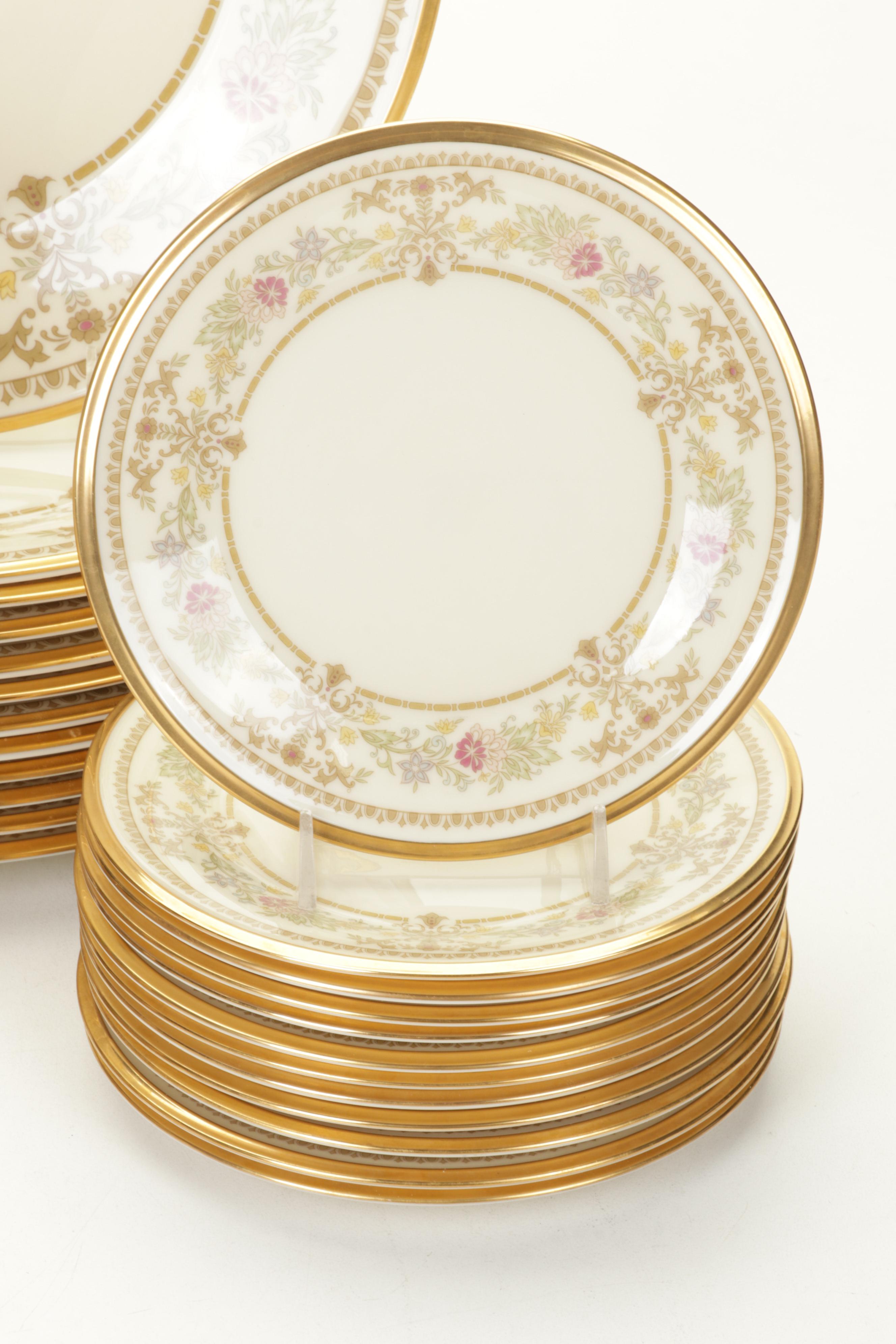 Lenox "Castle Garden" Bone China Dinnerware, Late 20th Century