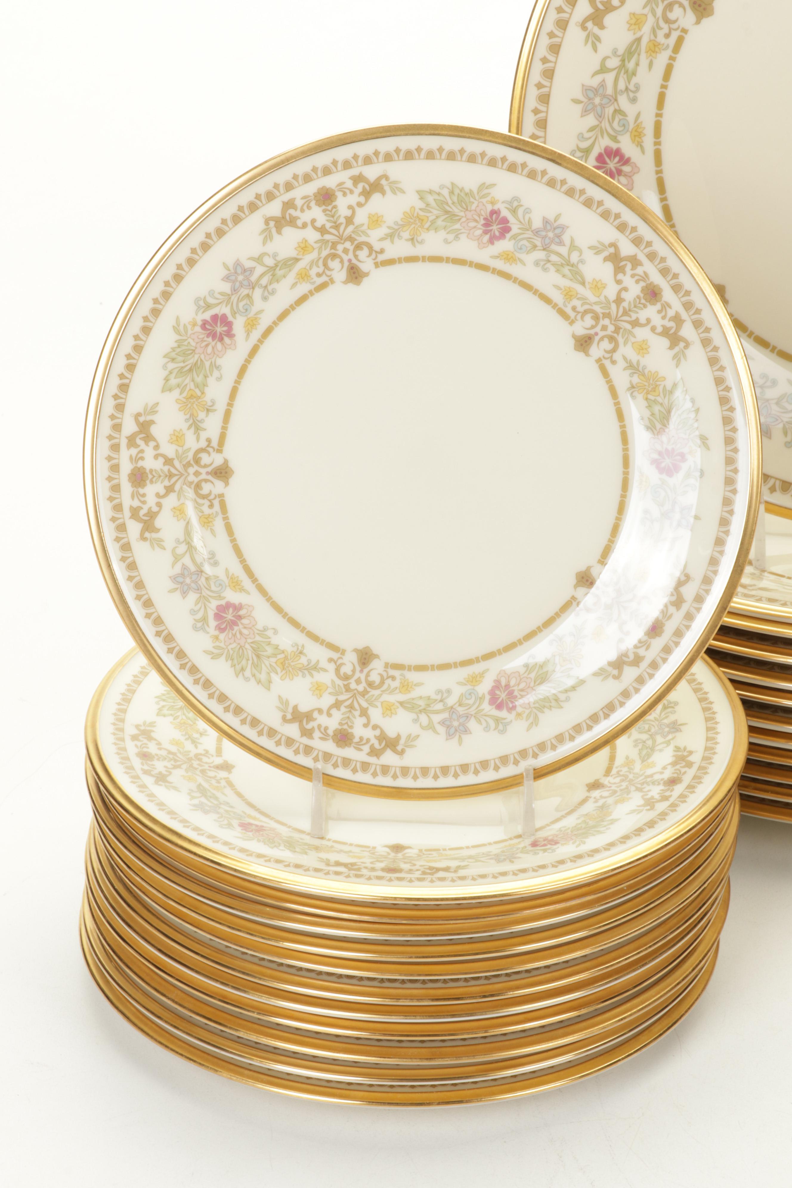 Lenox "Castle Garden" Bone China Dinnerware, Late 20th Century