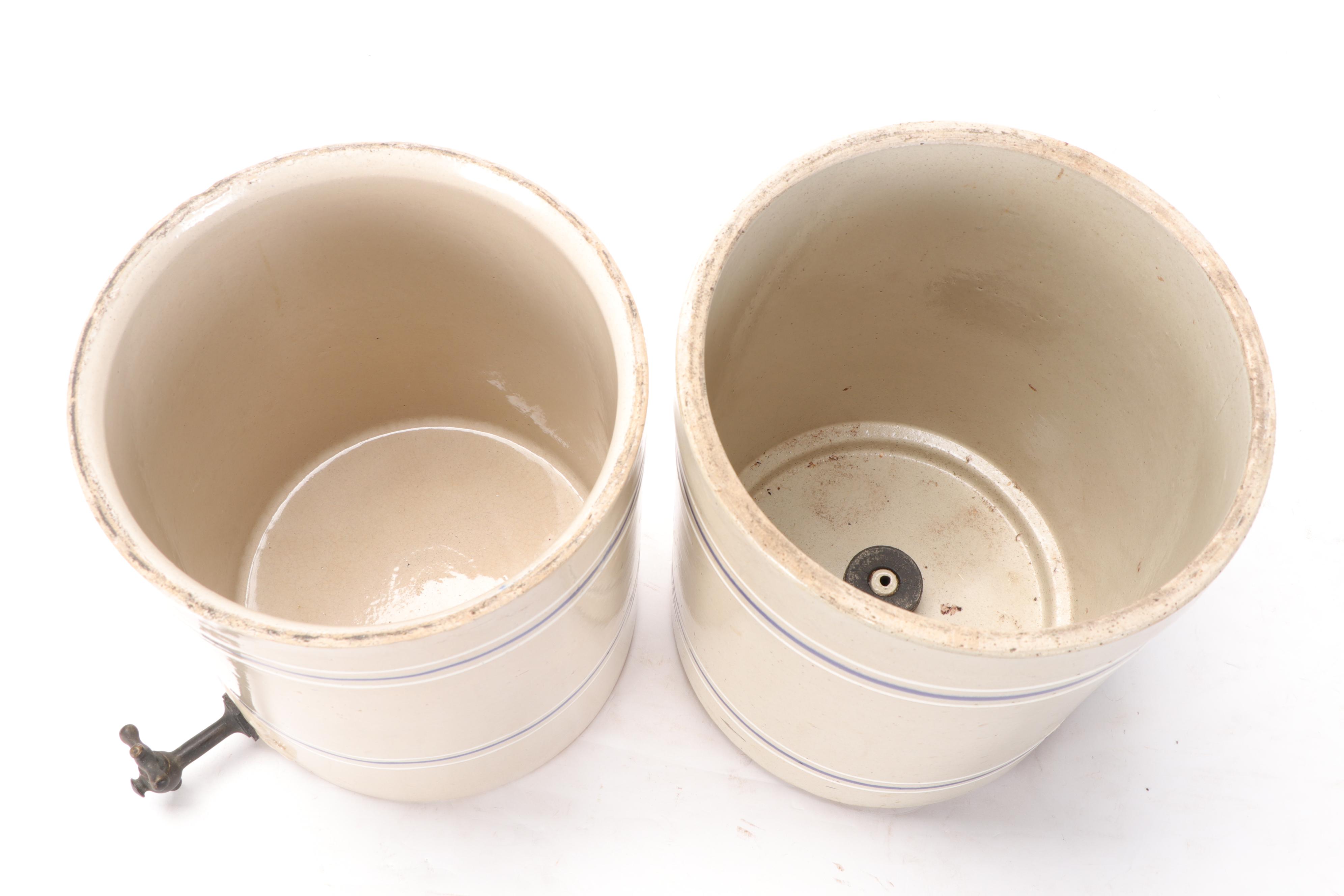 Tetenborn's Success Filter Stoneware Water Cooler, Early 20th Century