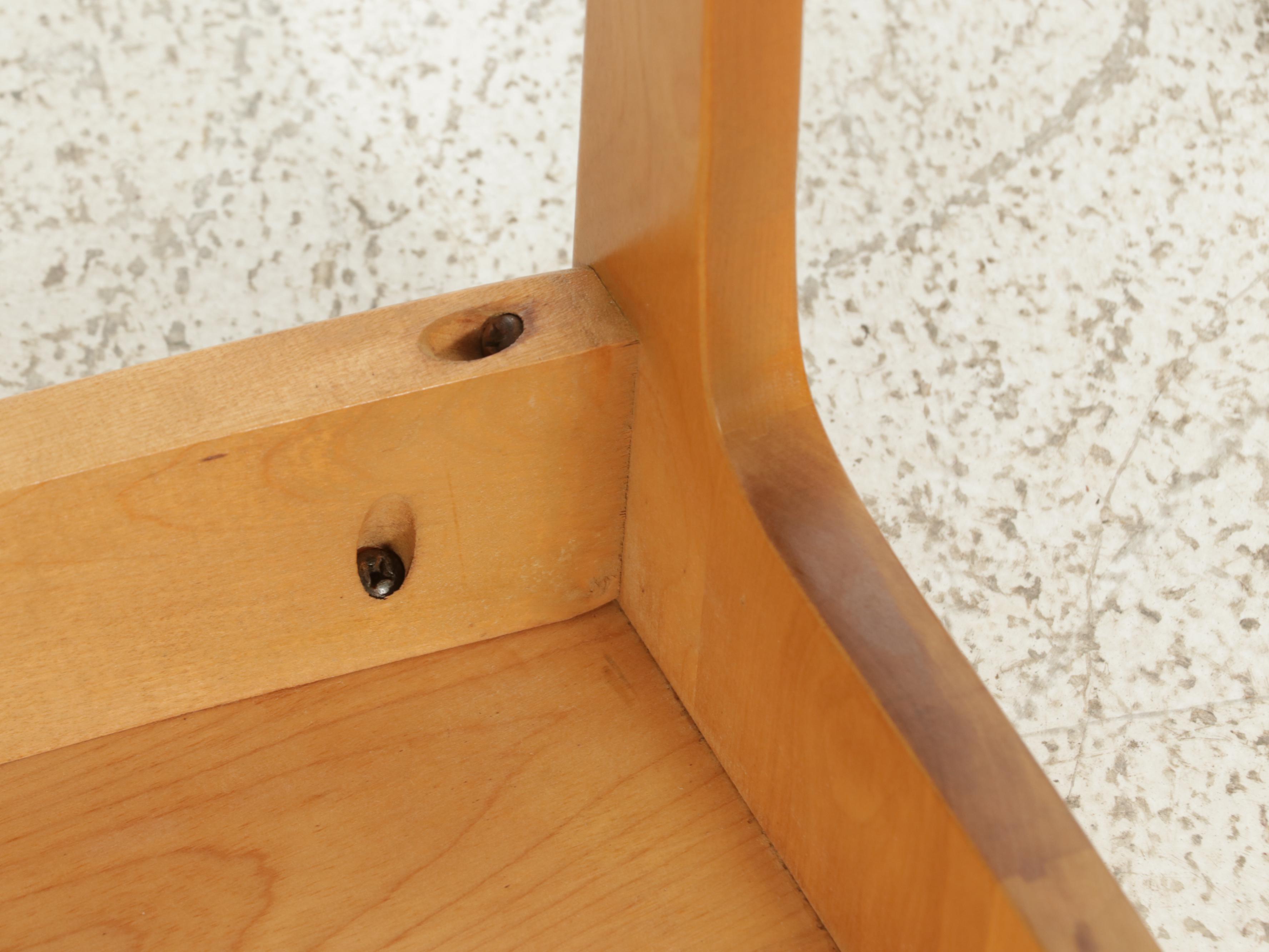 Two Heywood-Wakefield Mid Century Modern Birch Nesting Tables