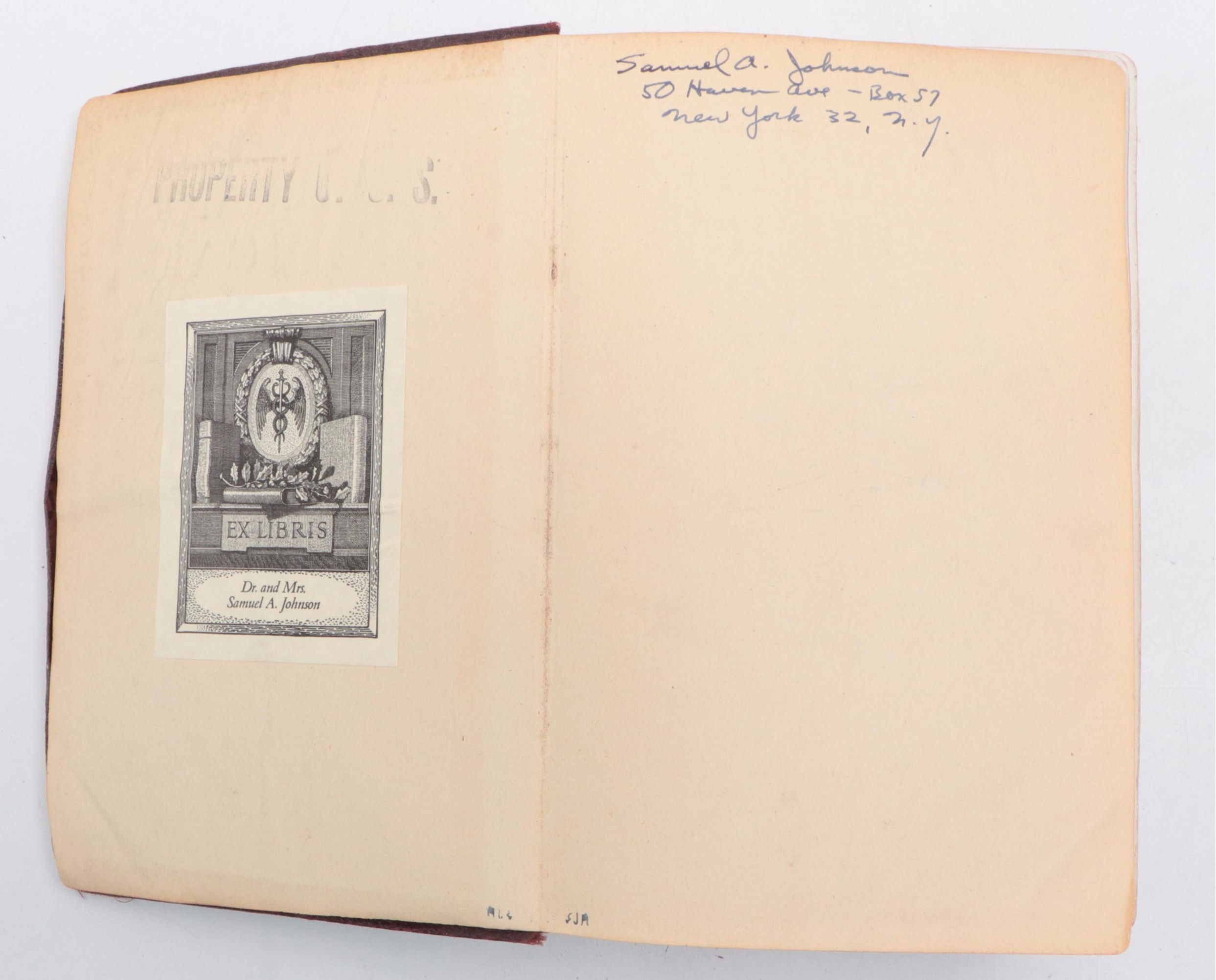 Illustrated "Stedman's Medical Dictionary" by Stanley Thomas Garber, 1943