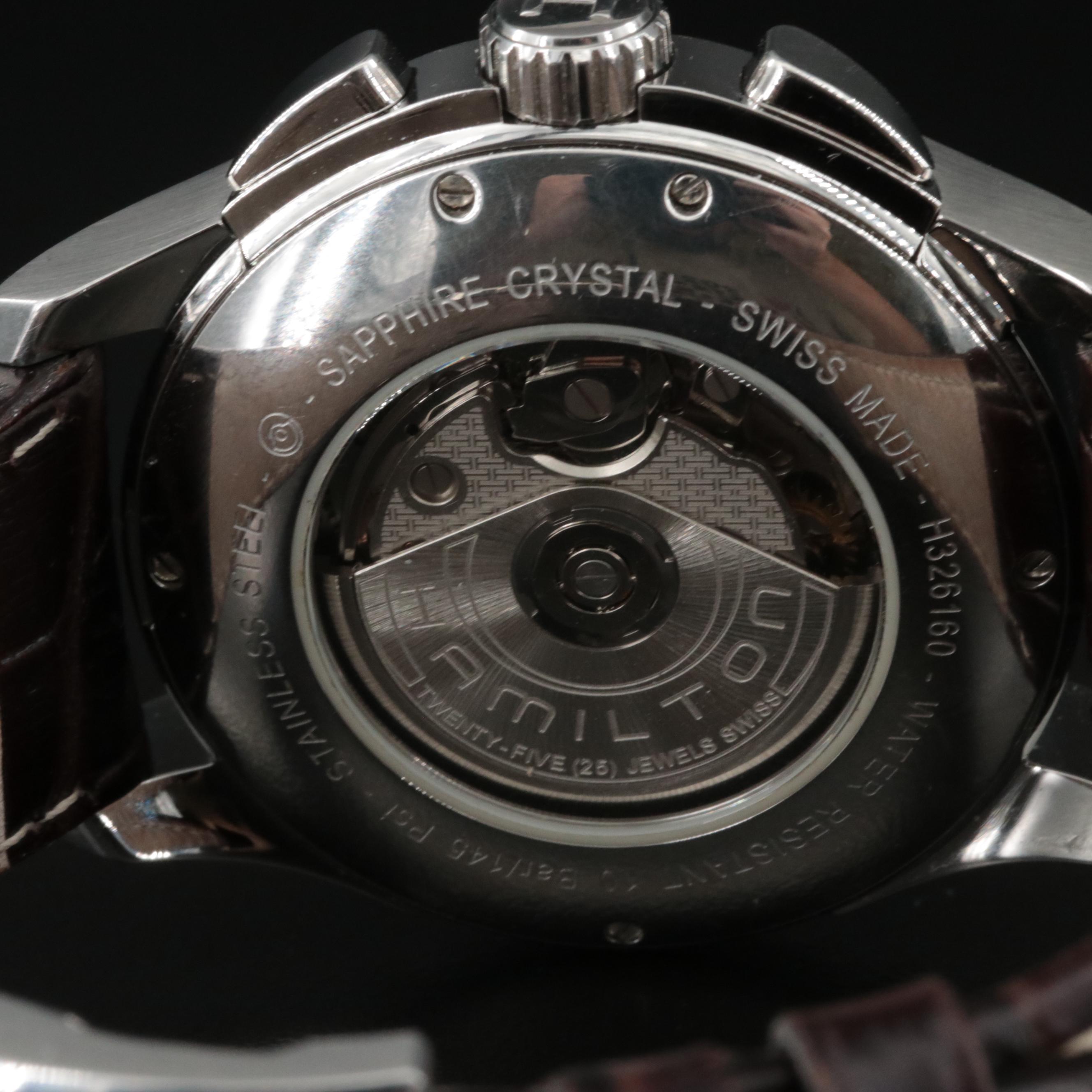 Hamilton Jazzmaster Chronograph Stainless Steel Automatic Watch