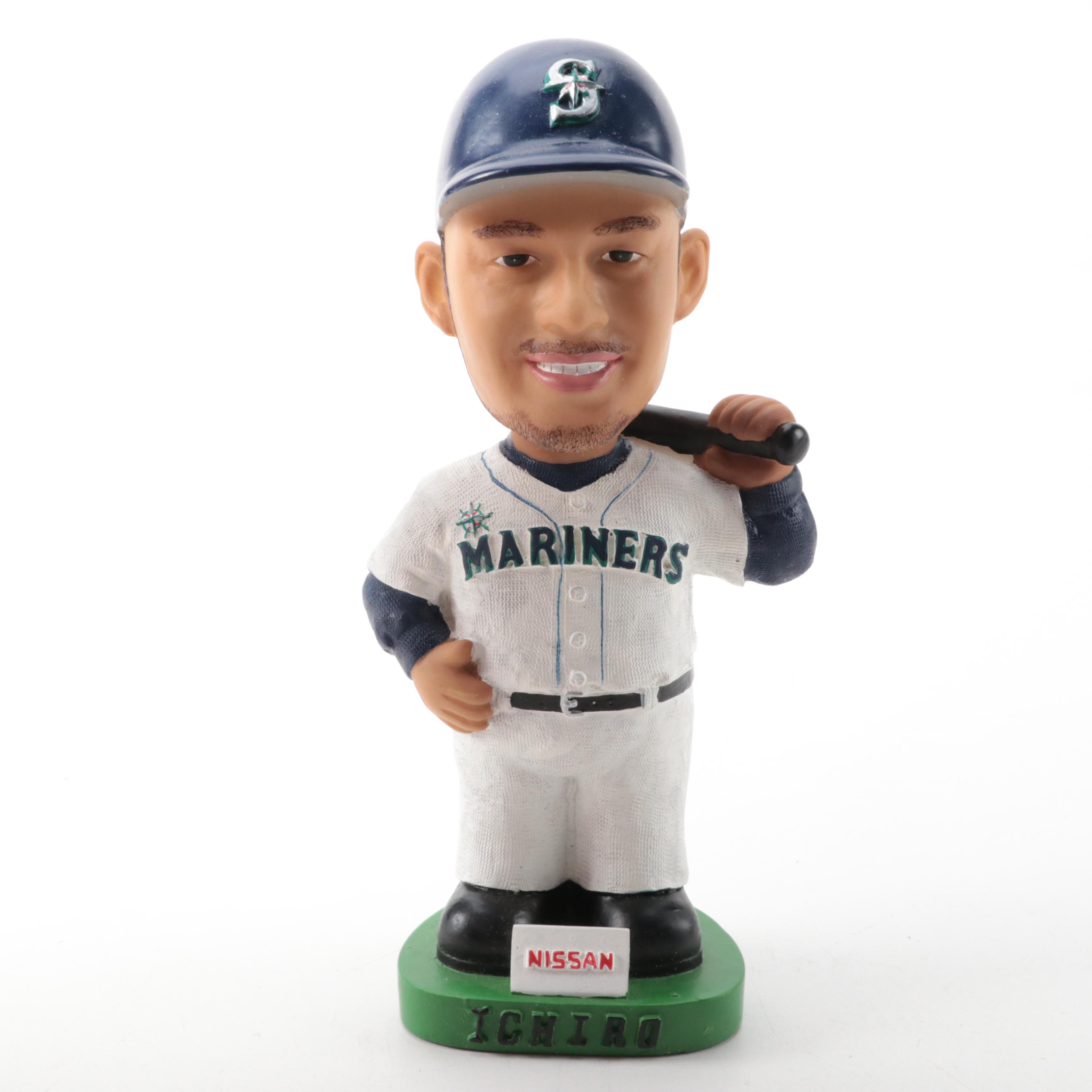 2001 Ichiro Suzuki and Randy Johnson Bobble Dobbles Baseball Bobbleheads