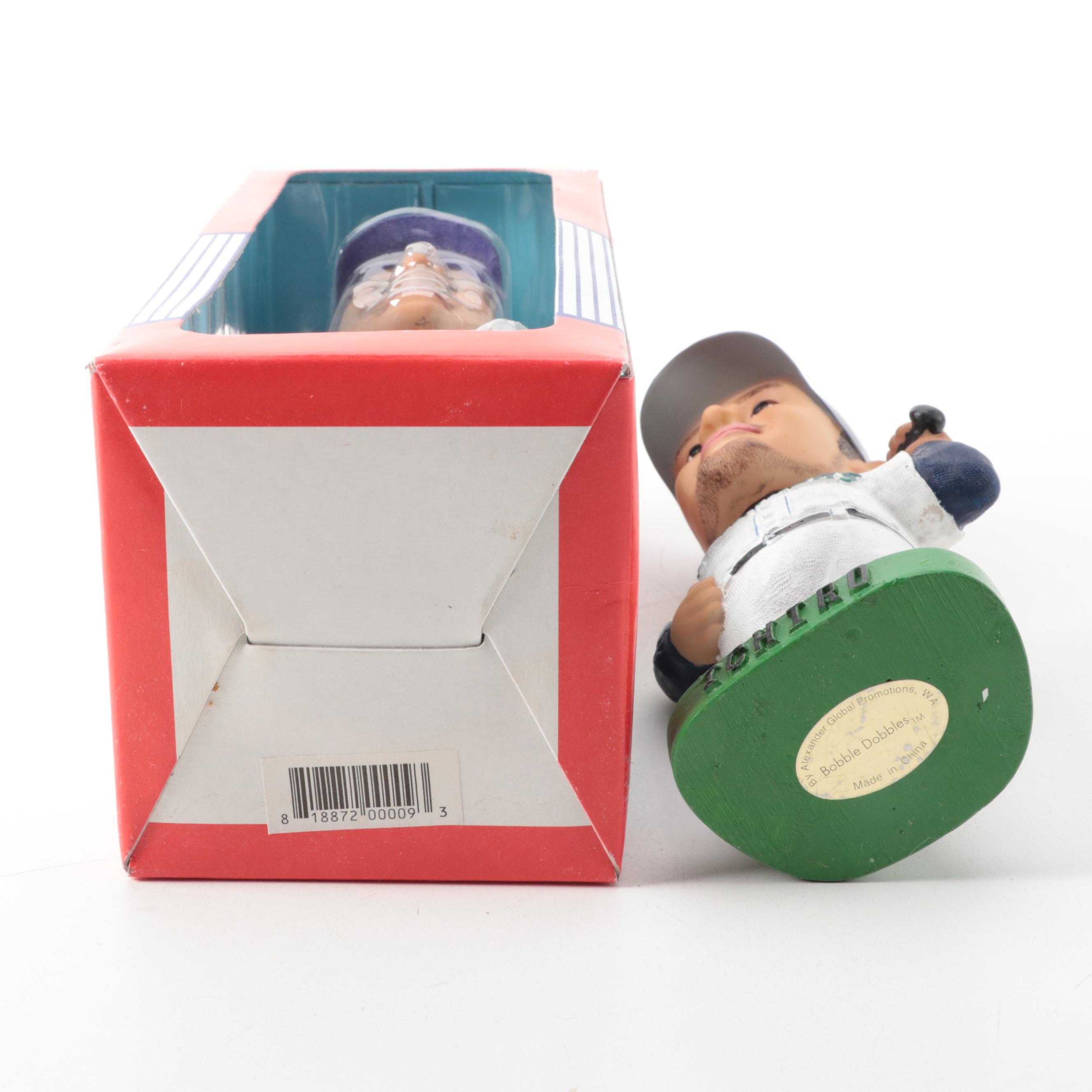 2001 Ichiro Suzuki and Randy Johnson Bobble Dobbles Baseball Bobbleheads
