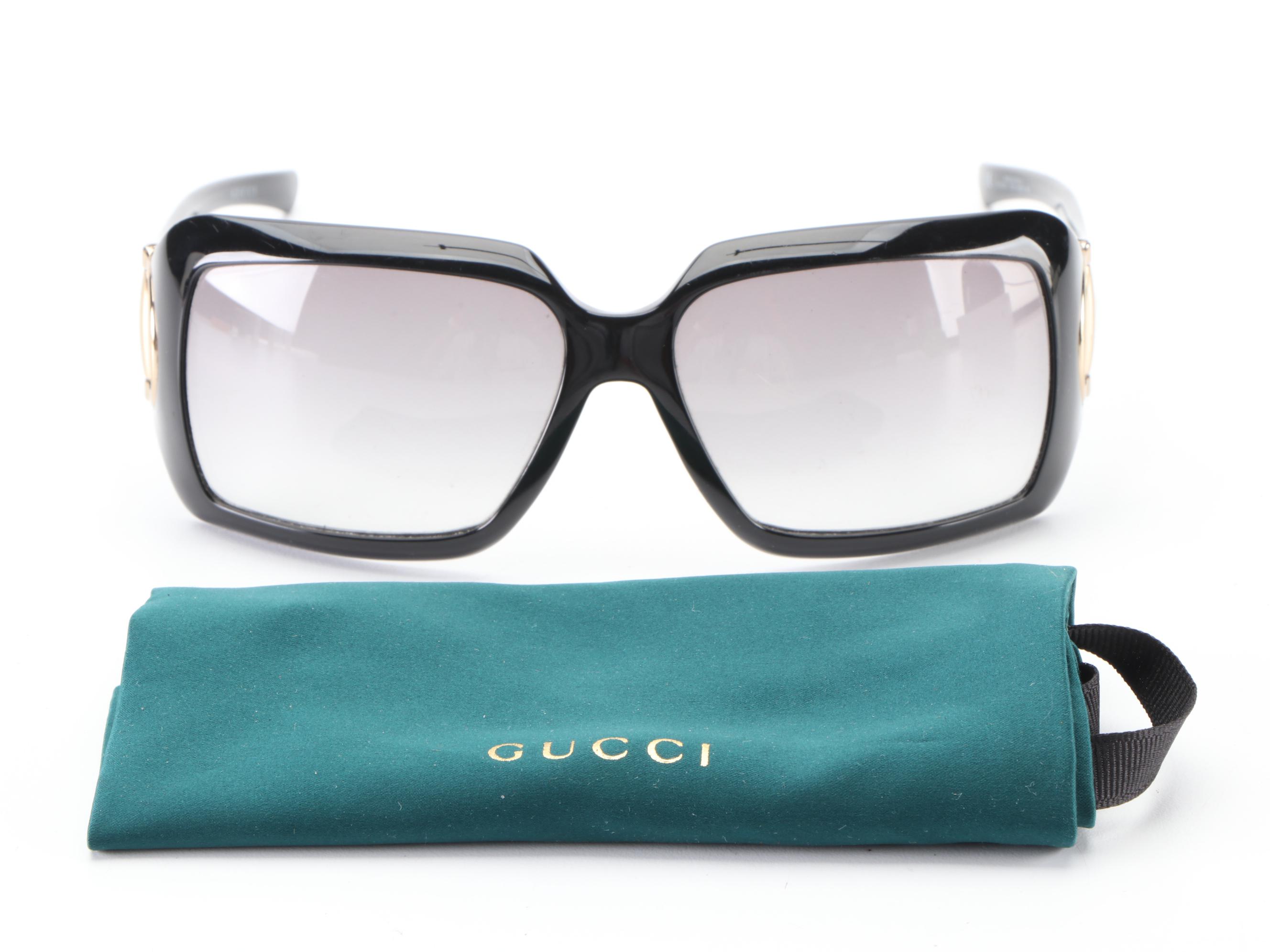 Gucci GG2562/S Rectangular Horsebit Sunglasses