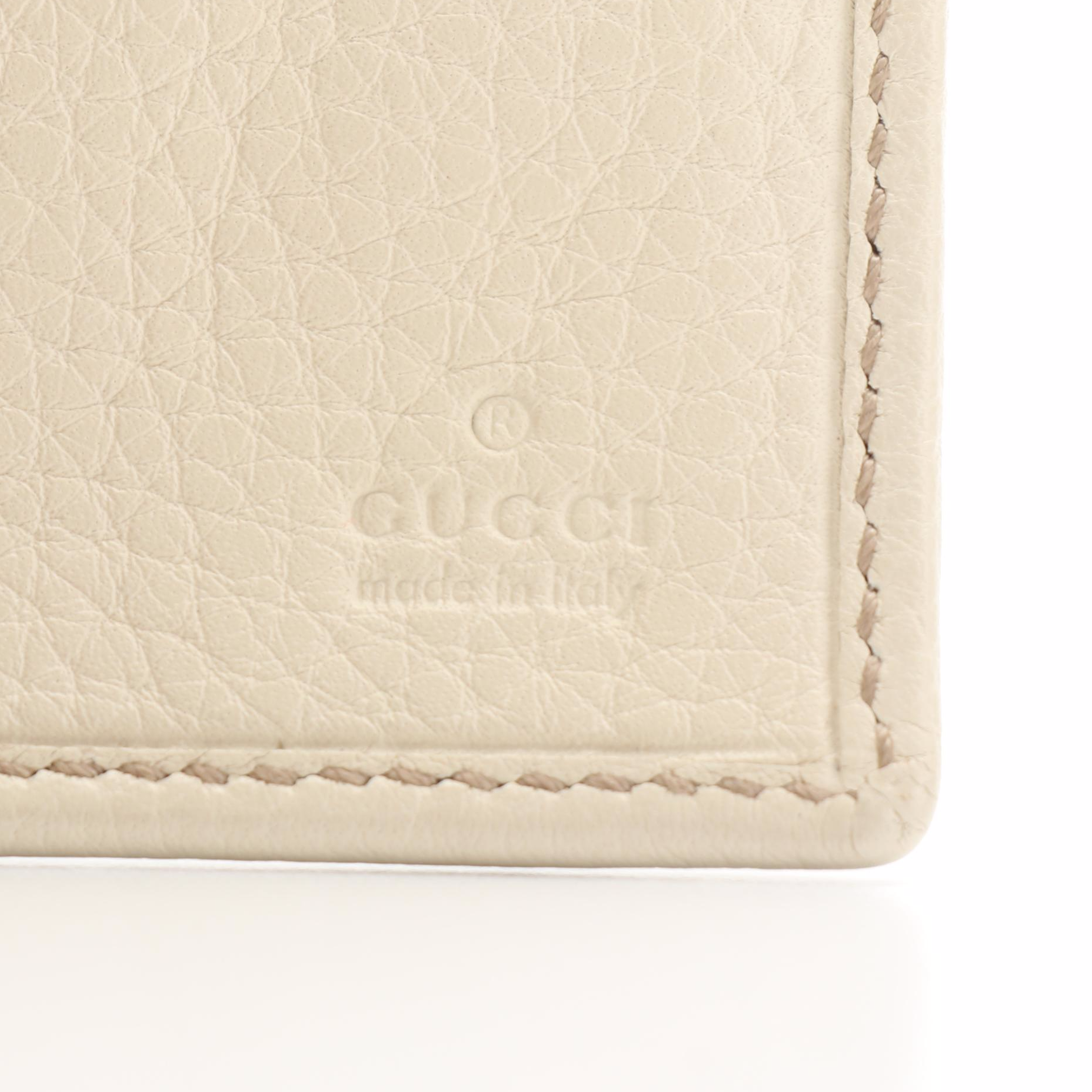 Gucci Interlocking GG Soho Continental Wallet in Grained Leather