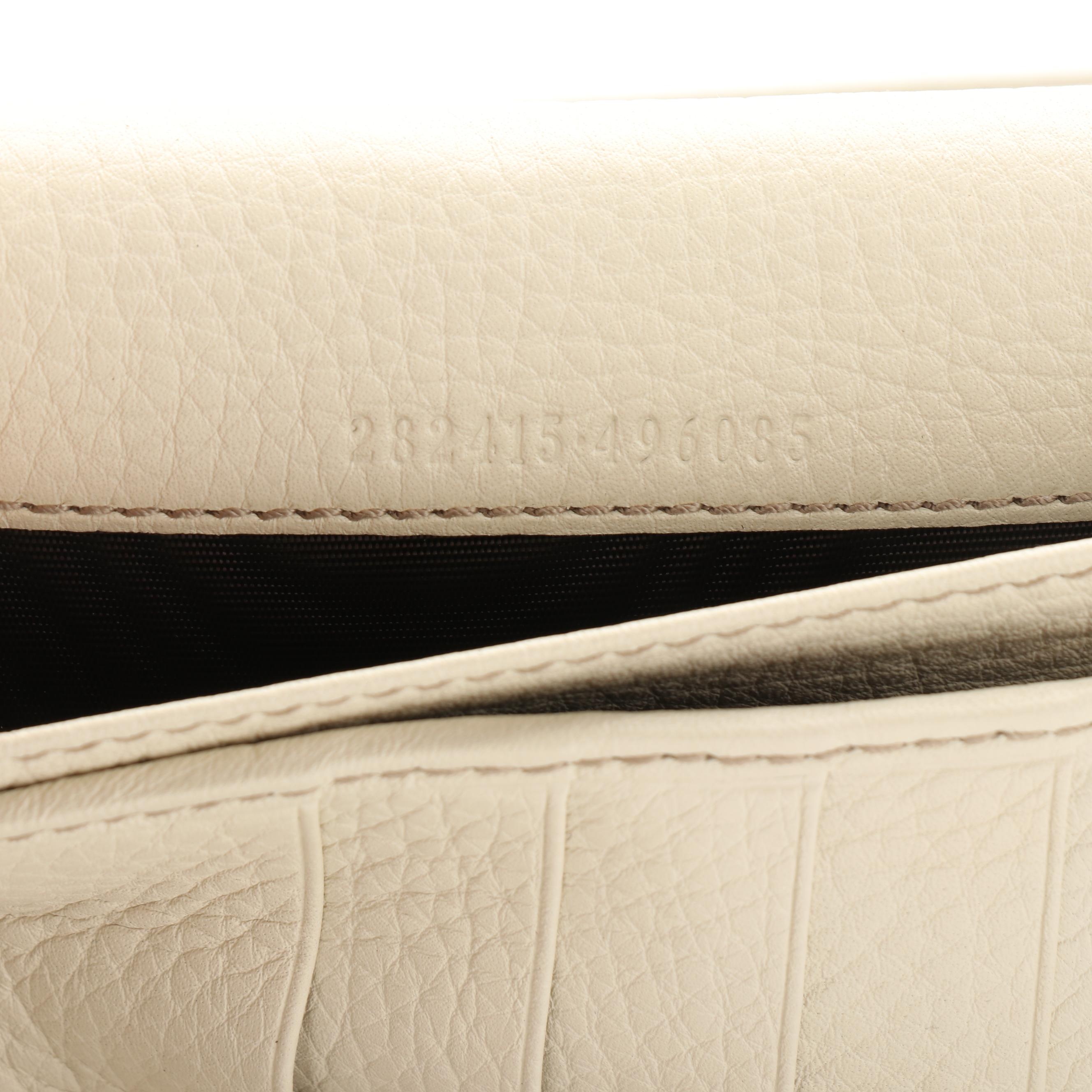 Gucci Interlocking GG Soho Continental Wallet in Grained Leather