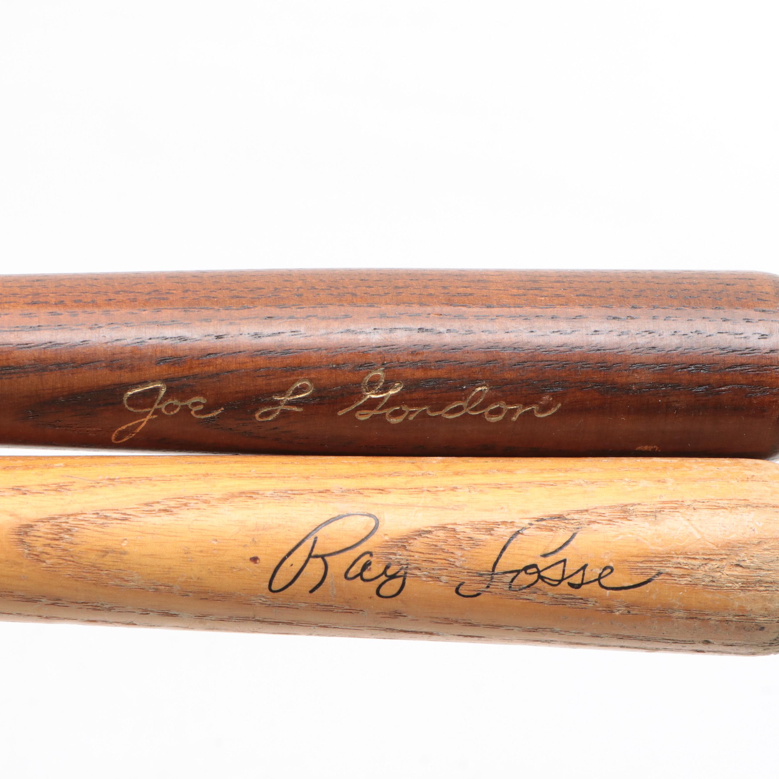 Louisville Slugger Al Rosen, Ray Fosse, More Mini Baseball Bats, 1960s–1970s