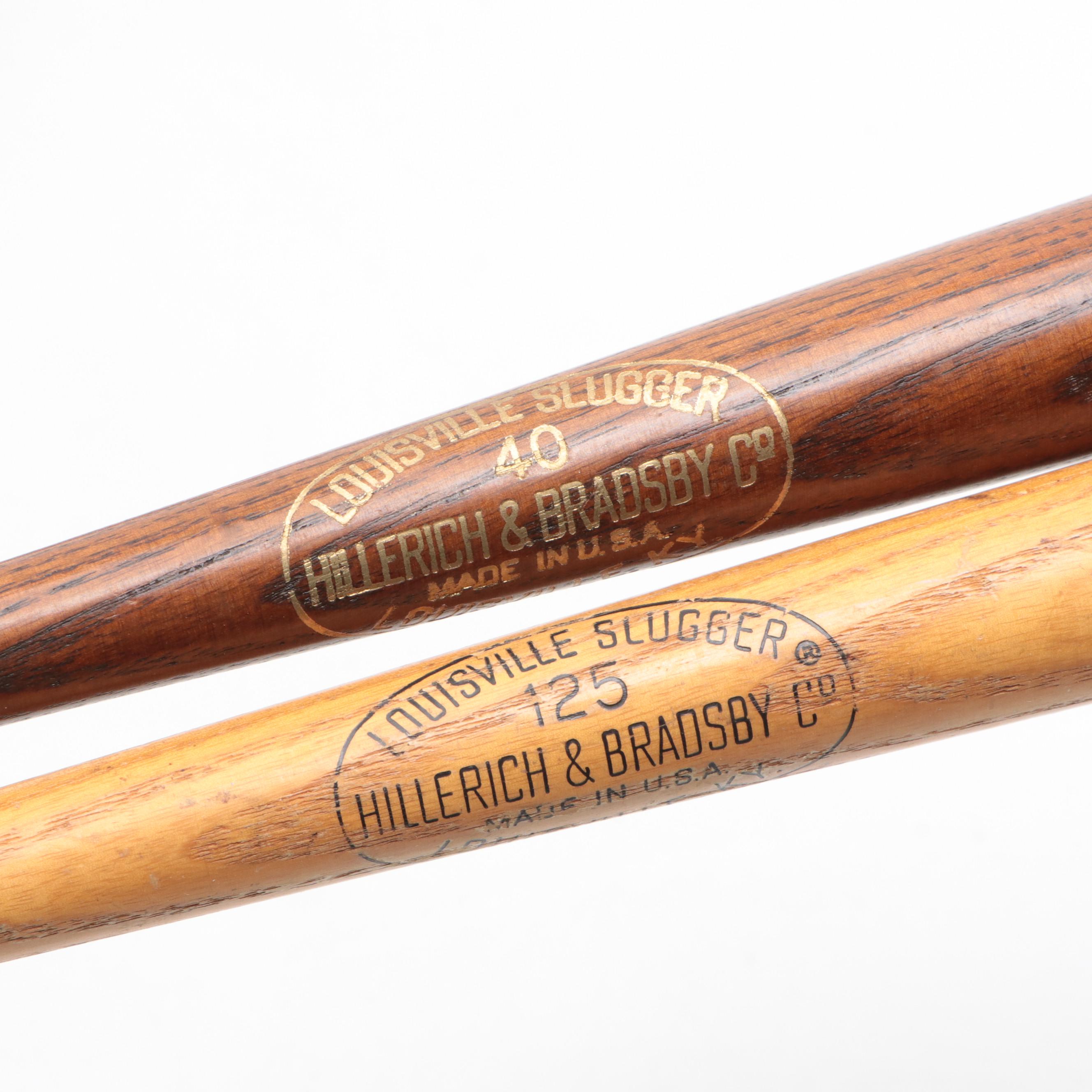 Louisville Slugger Al Rosen, Ray Fosse, More Mini Baseball Bats, 1960s–1970s