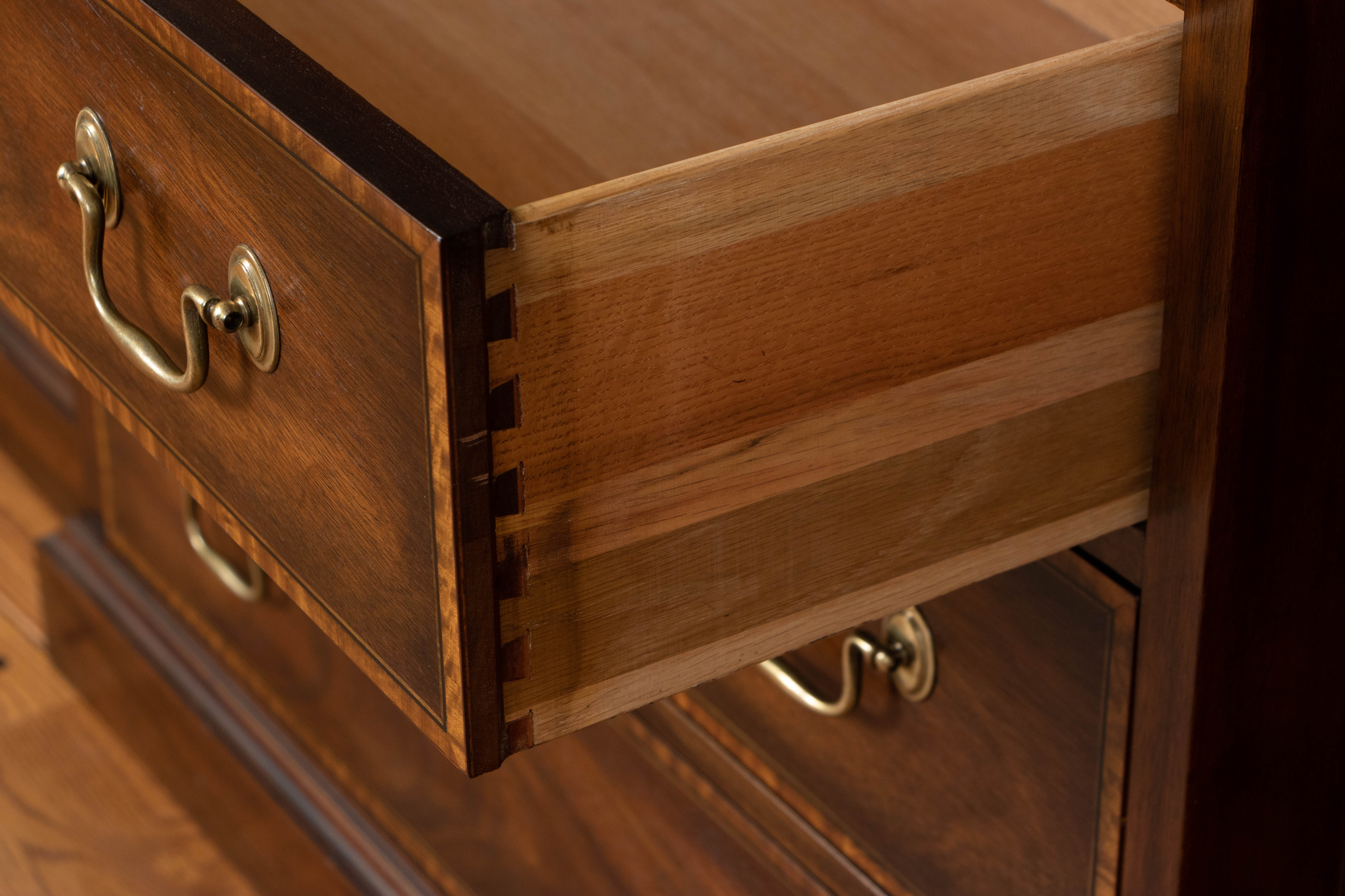 Virginia Galleries by Henkel-Harris Mahogany Breakfront China Cabinet