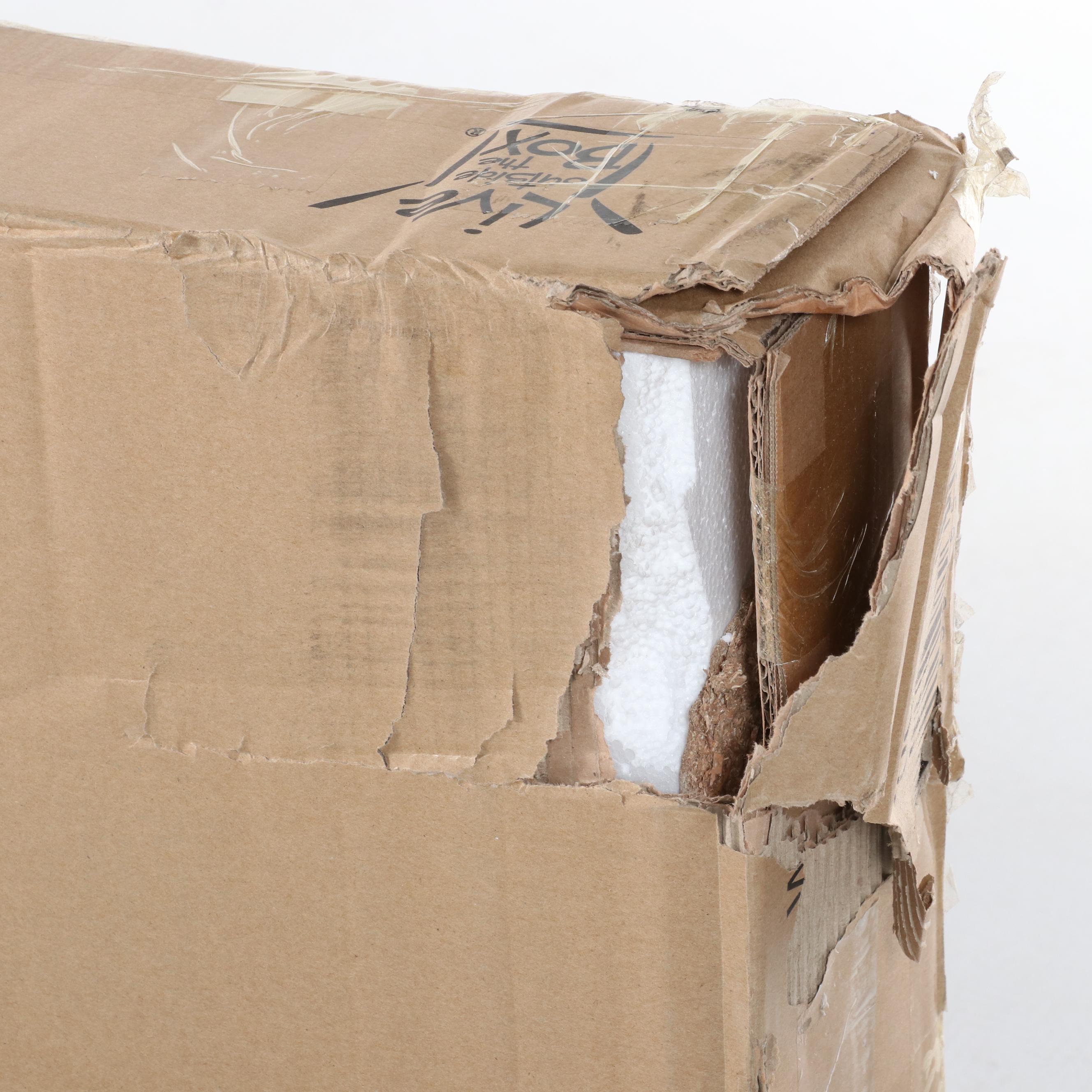 Walker Edison 70" Farmhouse TV Stand in Rustic Oak