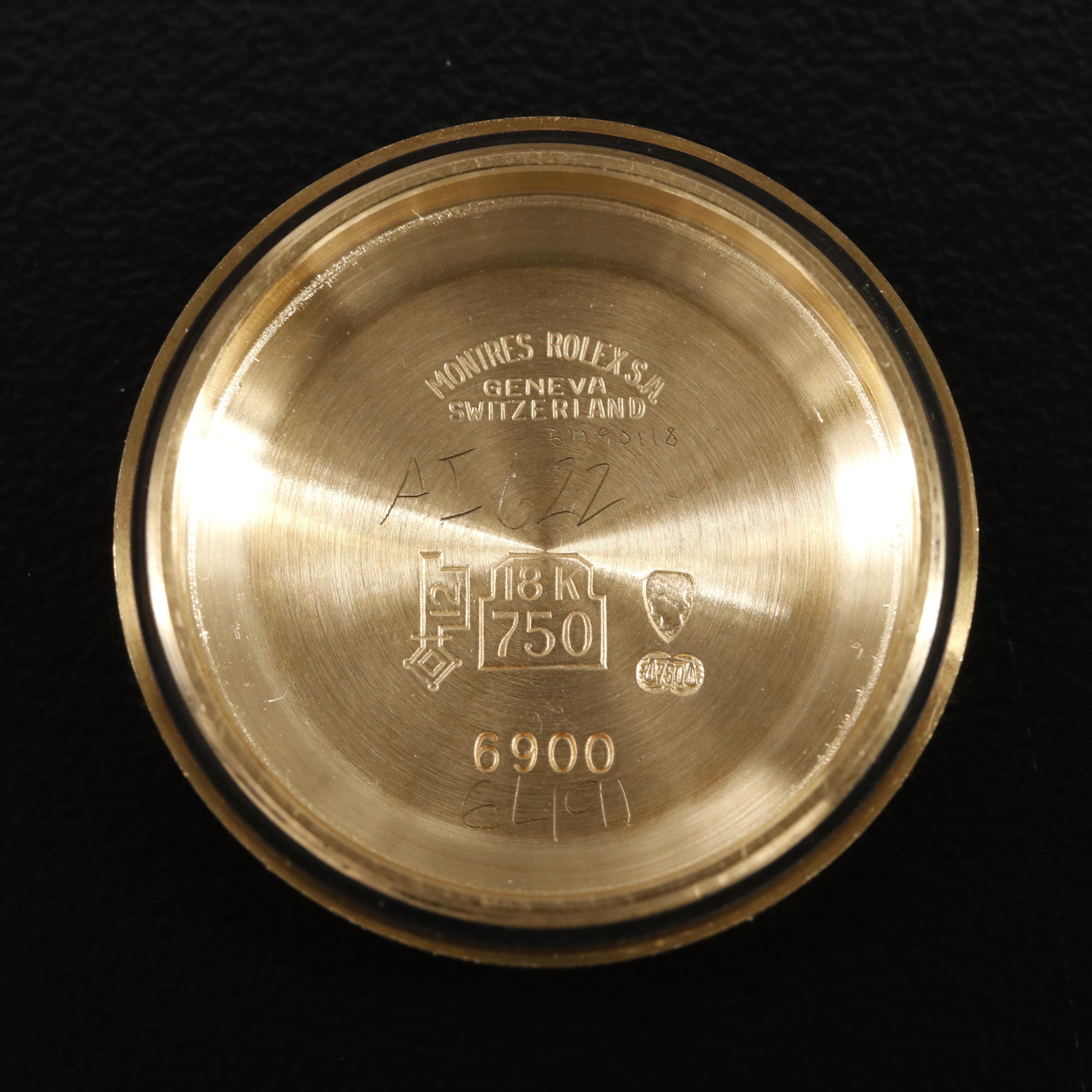 1979 Rolex Datejust 18K Gold Mother-of-Pearl and Diamond Dial Watch