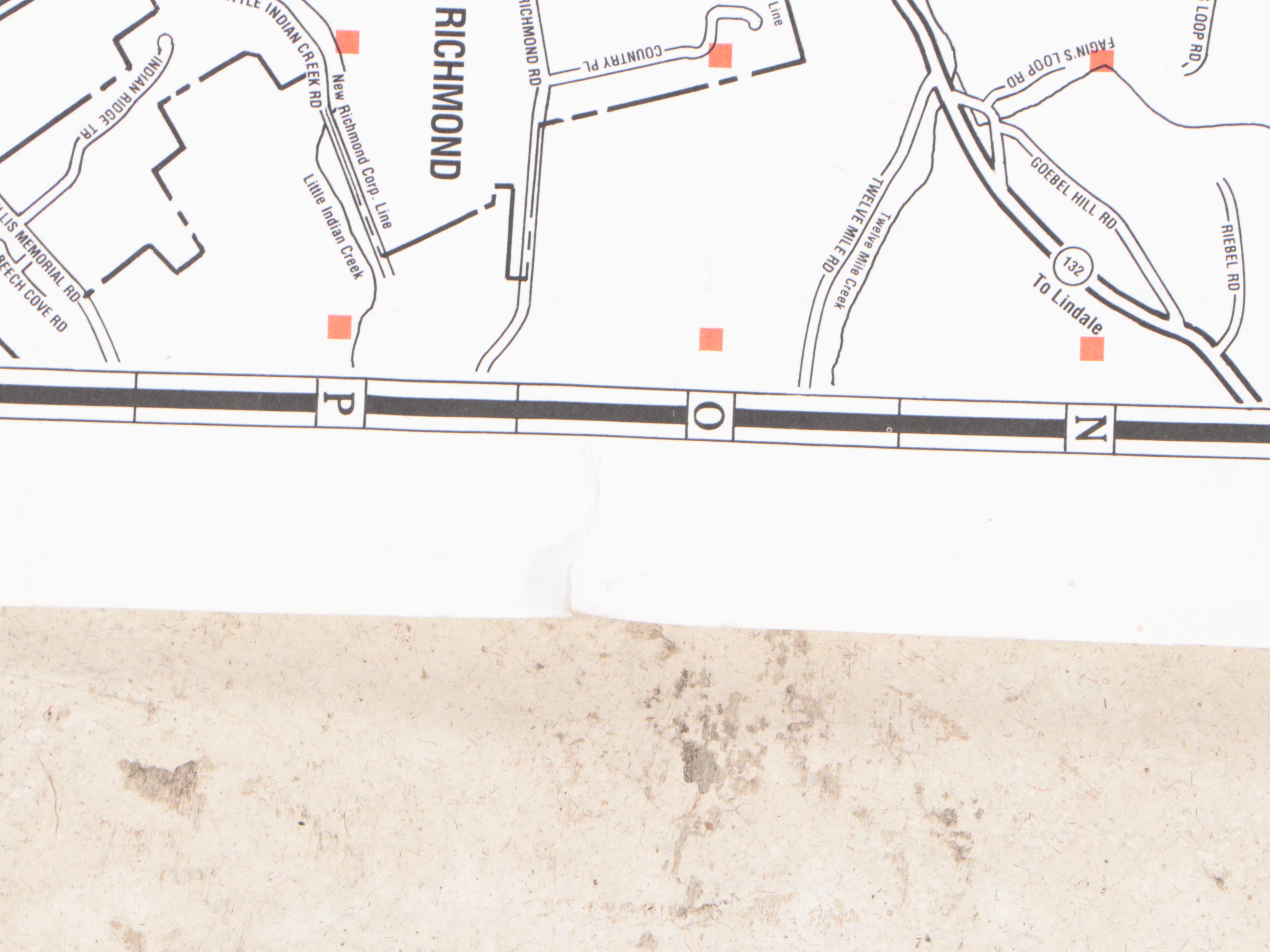 Metro Graphic Arts Map of Northern Kentucky