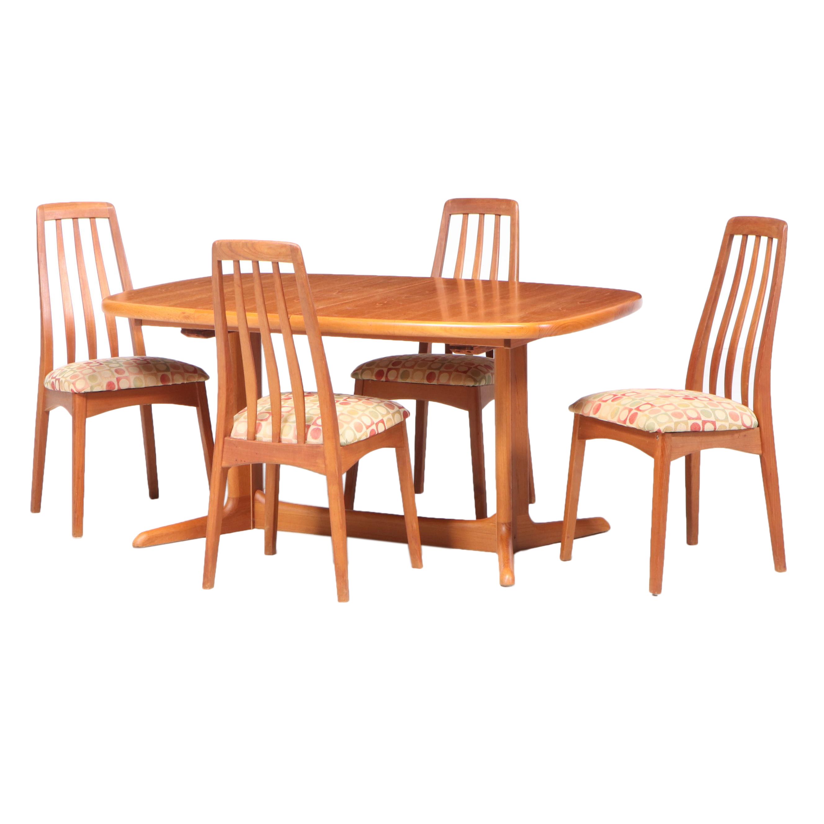 Danish Modern Teak Dining Set By Skovby