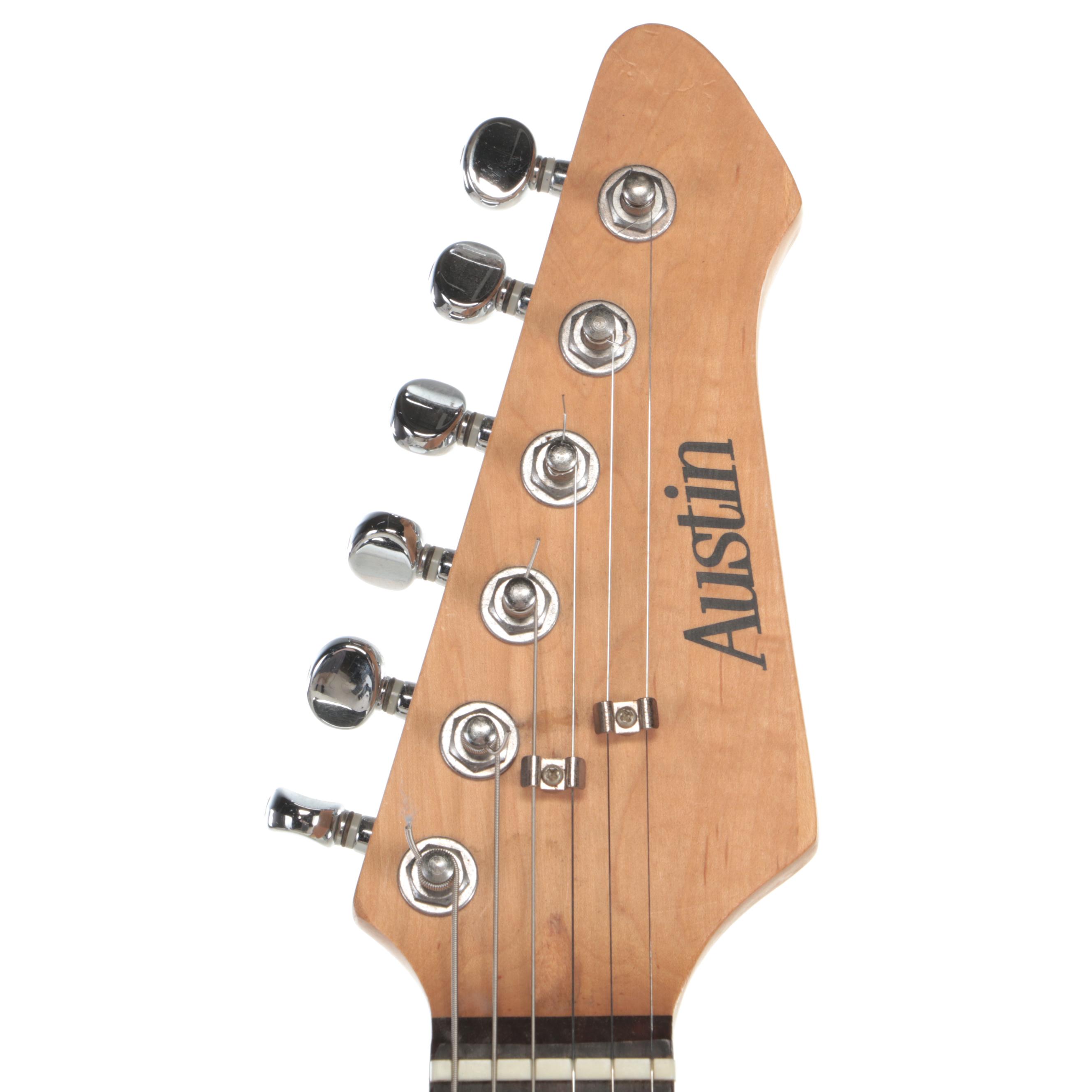 Austin Electric Guitar With Stand