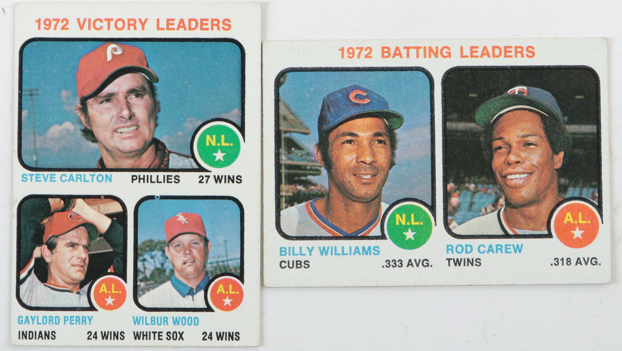 1973 Topps Baseball Cards with Fingers, Carlton, Torre and More