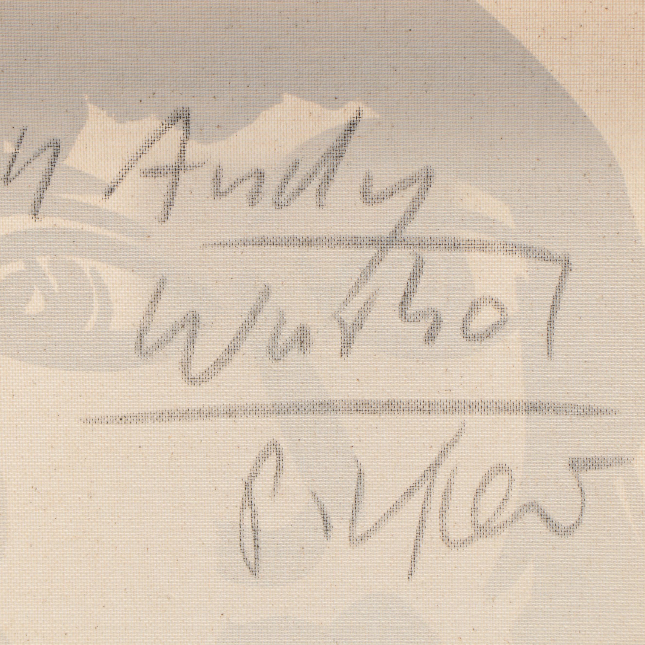 Peter Keil Acrylic Painting "Andy Warhol," 21st Century