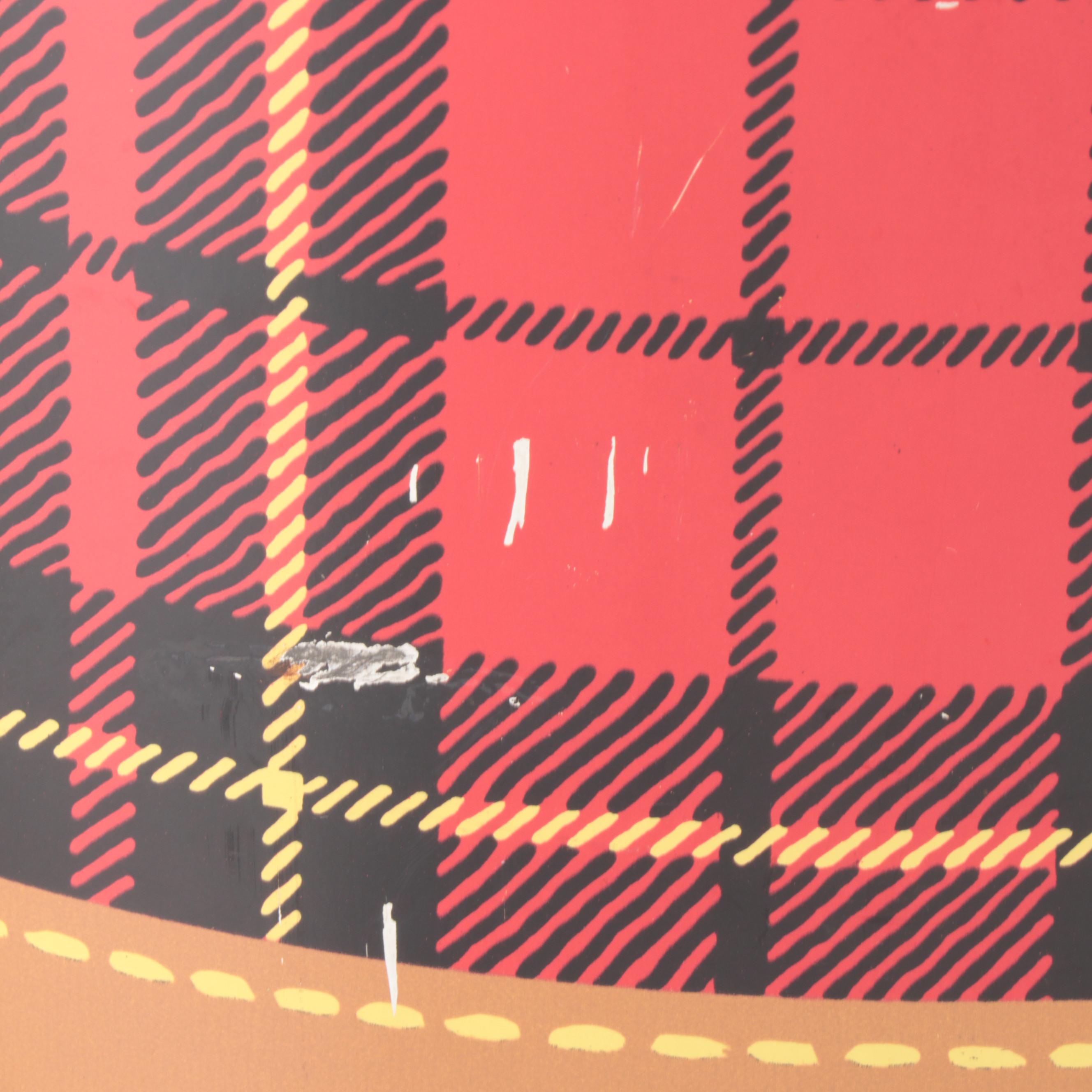 Tartan Picnic Bag With Hamilton "Skotch Ice" Ice Packs and Round Cooler