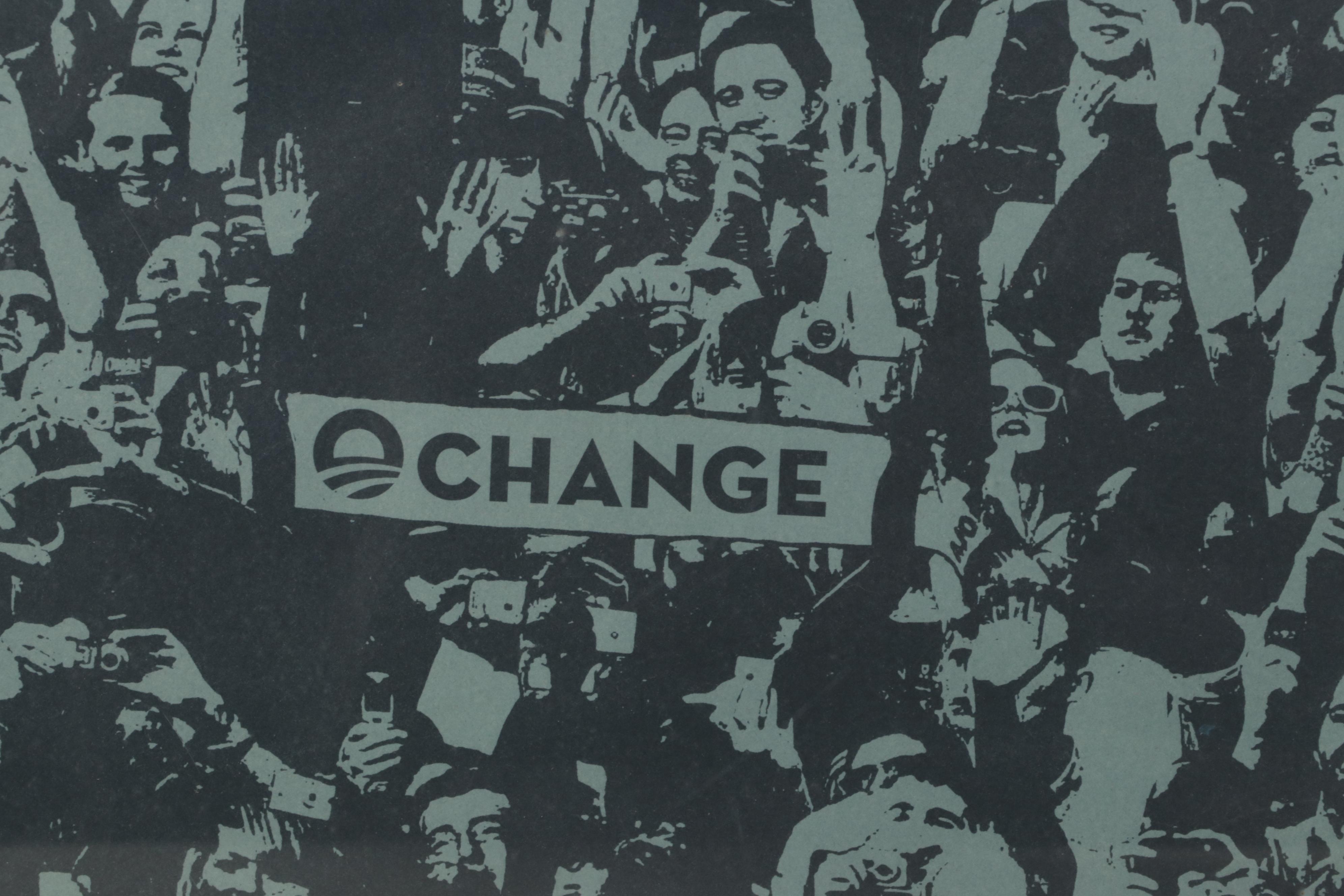 Offset Lithograph After Shepard Fairey "Yes We Did!," Circa 2008