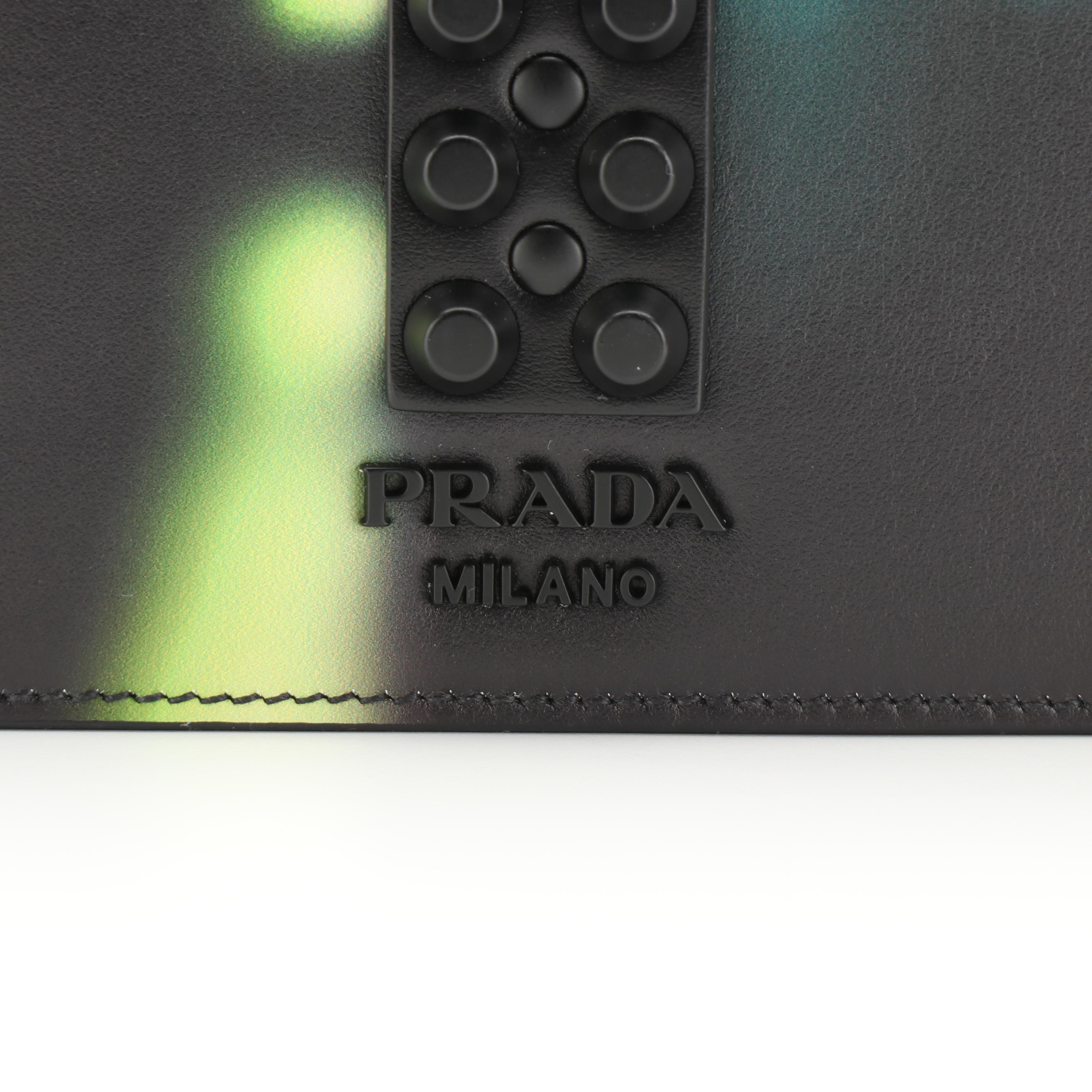 Prada Elektra Crossbody Bag in City Lights Printed Calfskin